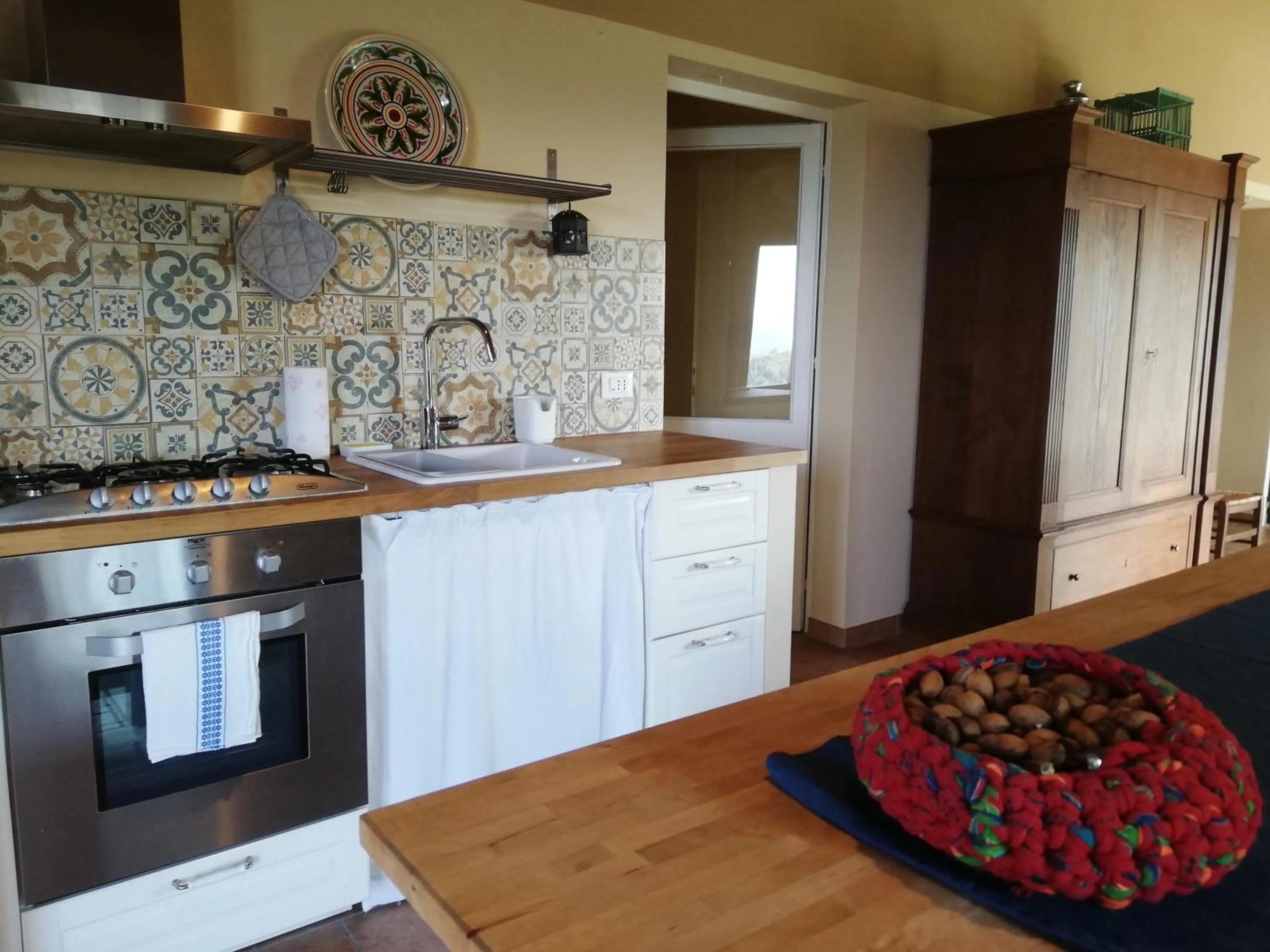 Kitchen or kitchenette in Casa delle ginestre