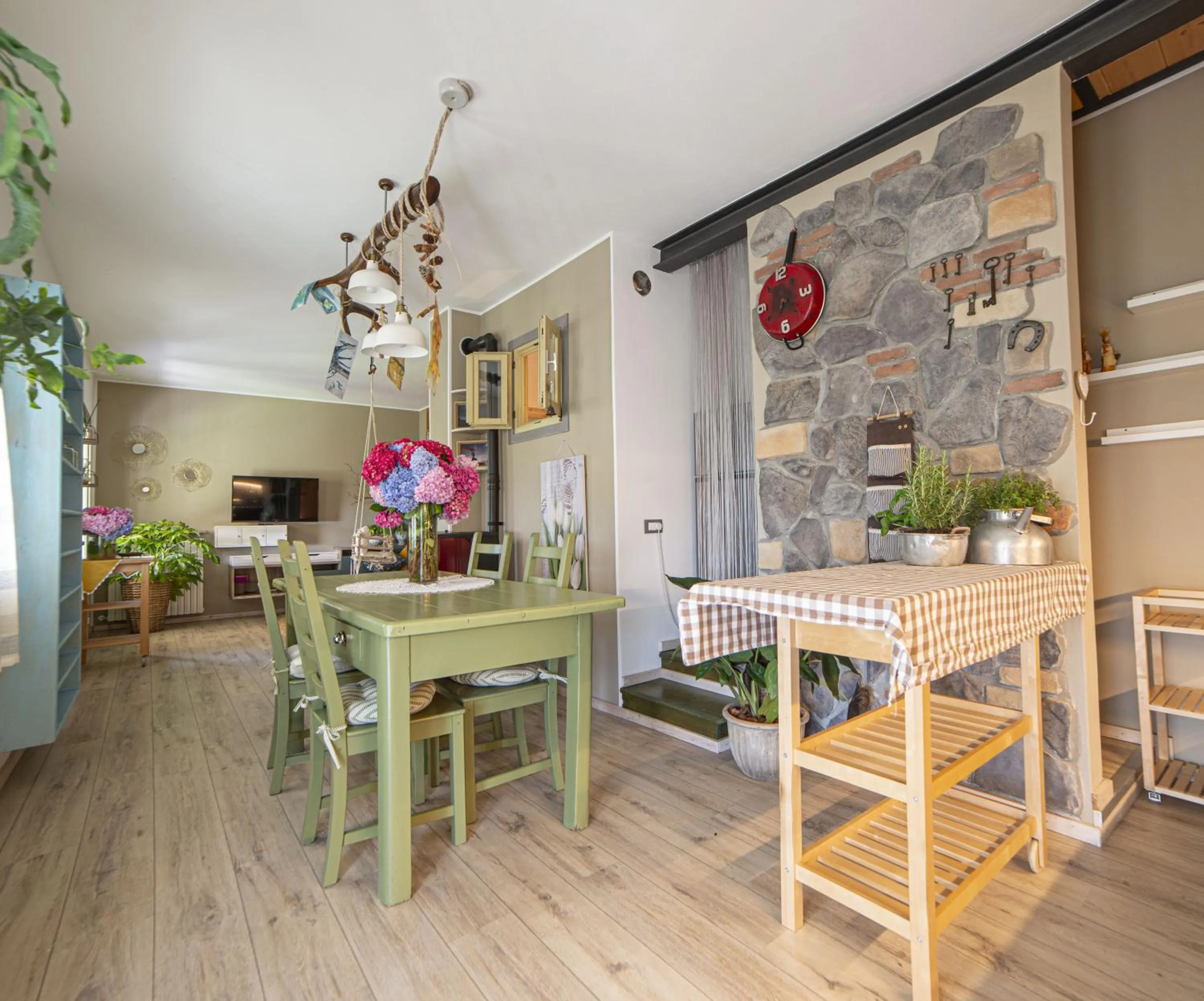 Living room in B&B Botton d'Oro Valle Imagna