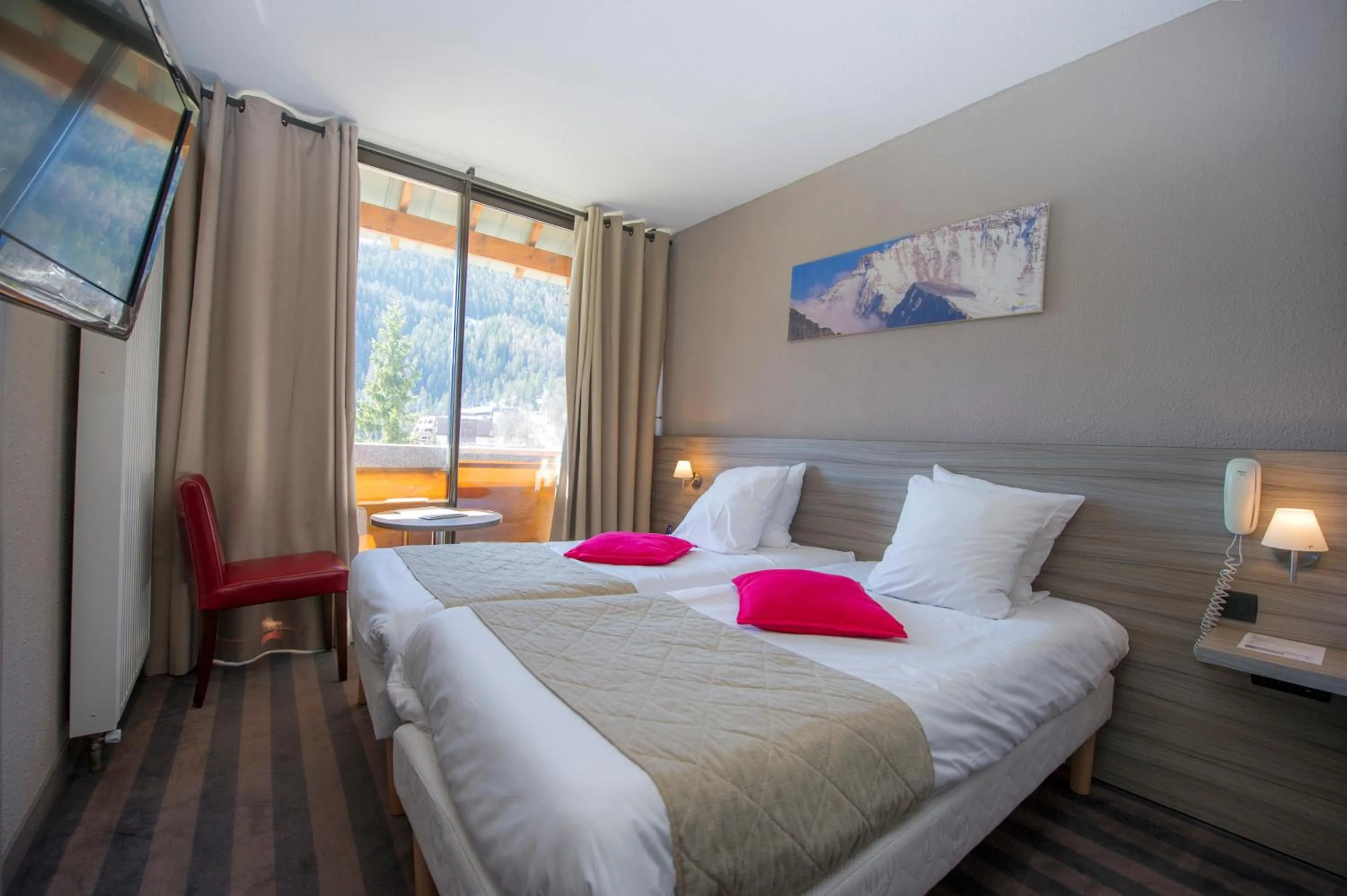 Bed in SOWELL Family Les Bergers