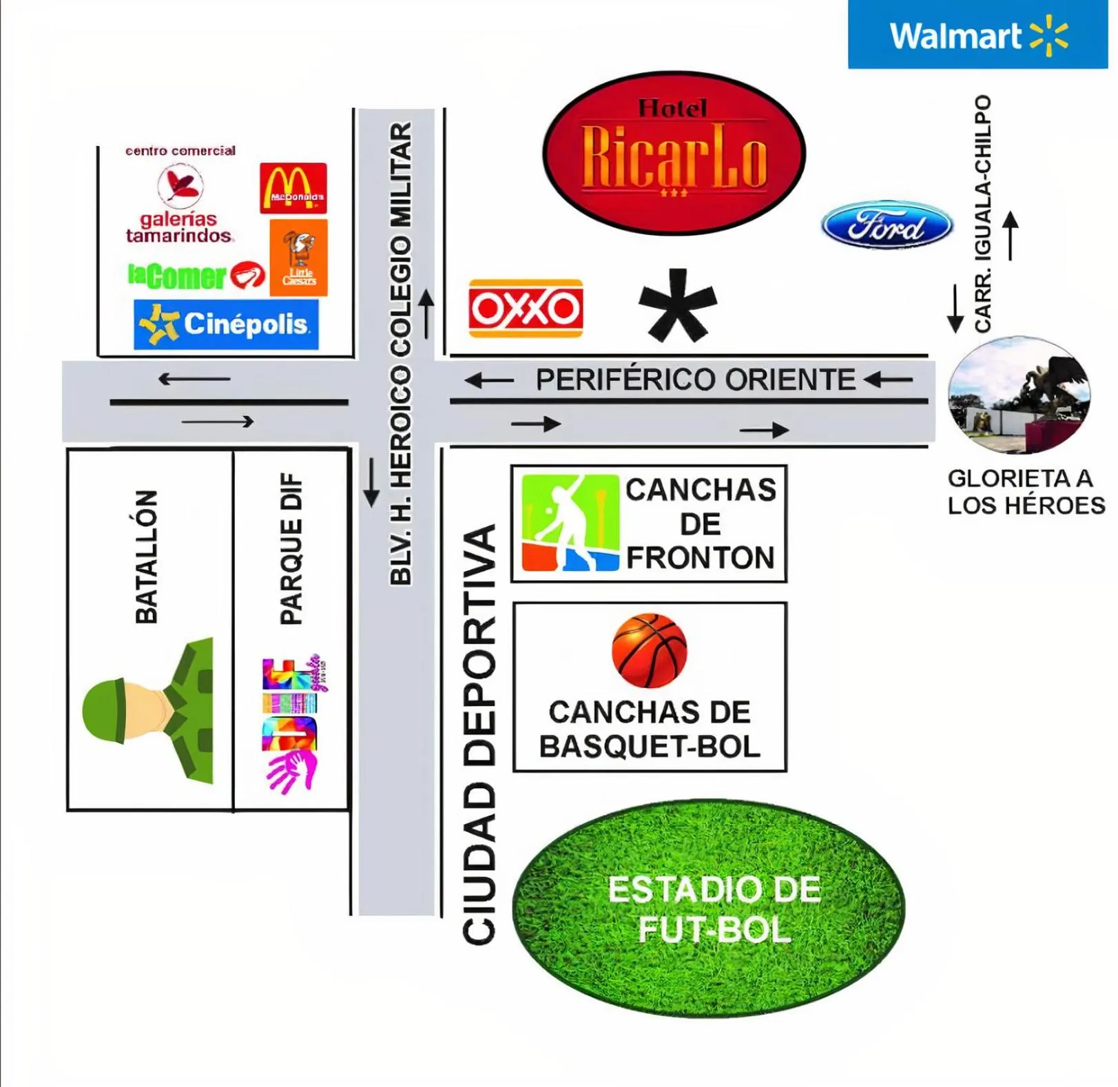 Floor plan in HOTEL RICARLO