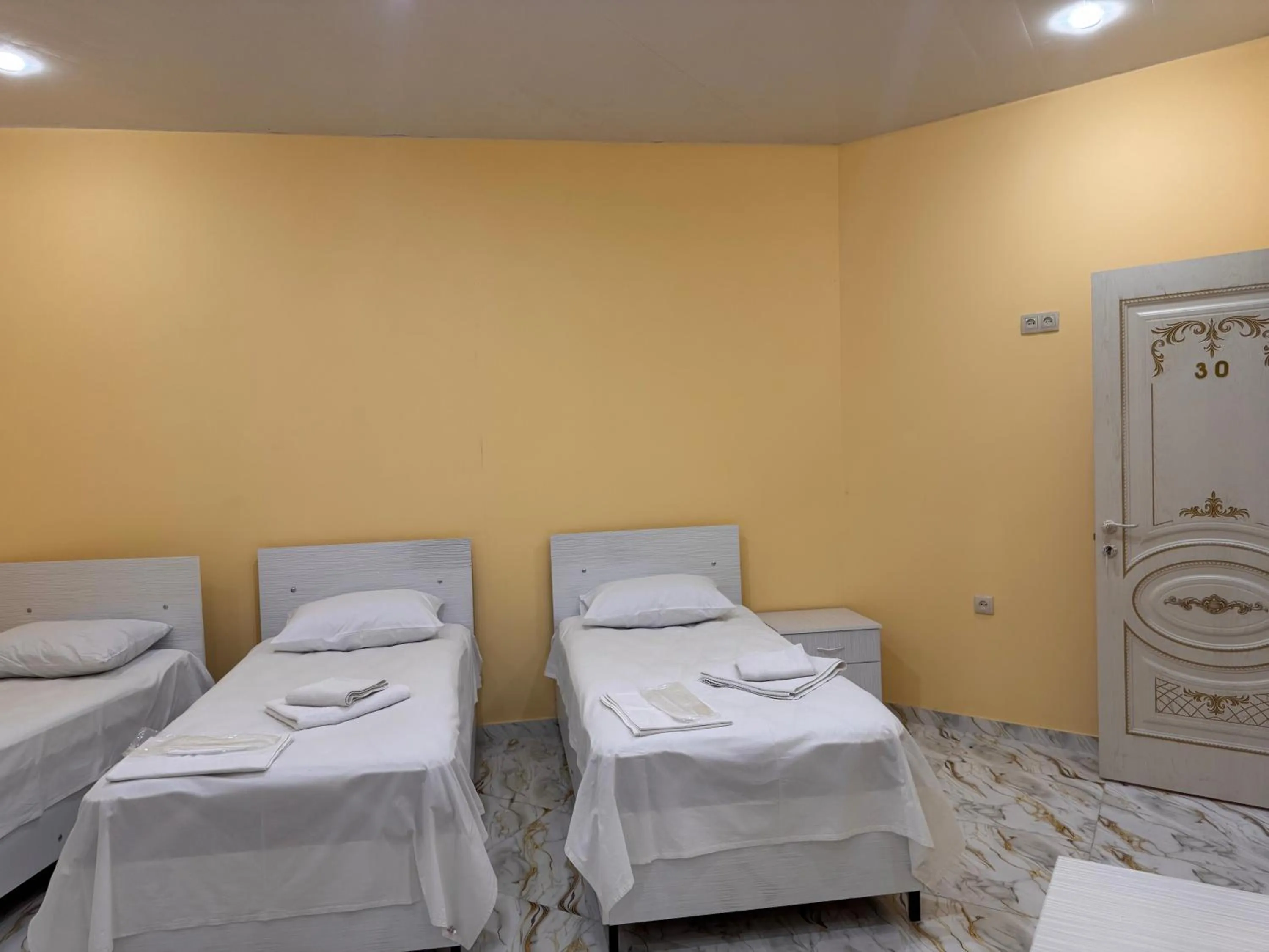 Bed in Red Hotel Yerevan Center