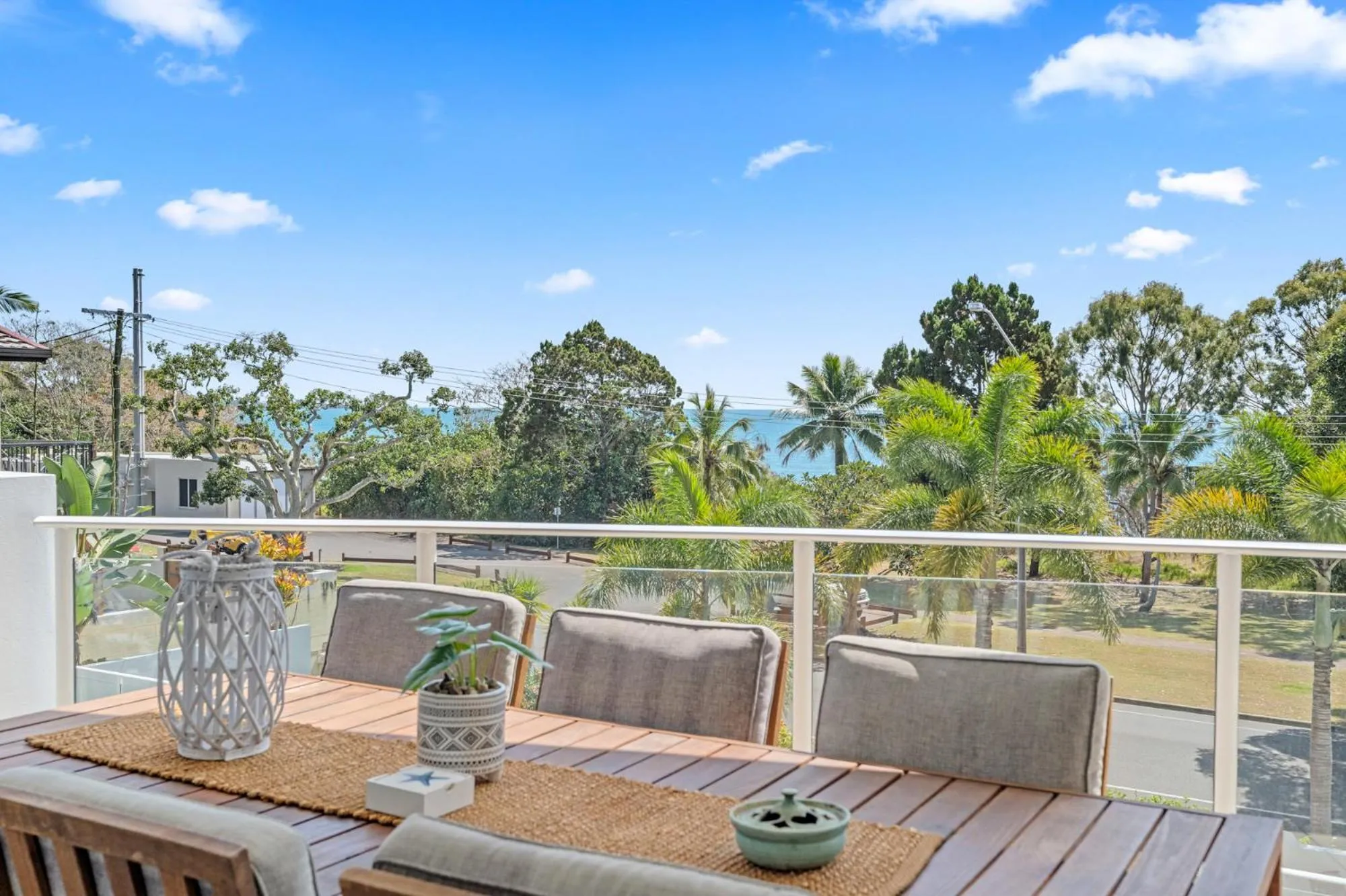 Patio in Tingeera Beachfront Apartments