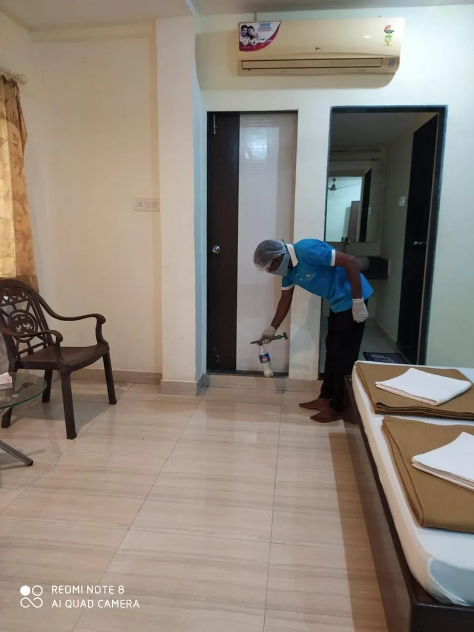 Bedroom in Sea Winds Hotel, Guhagar