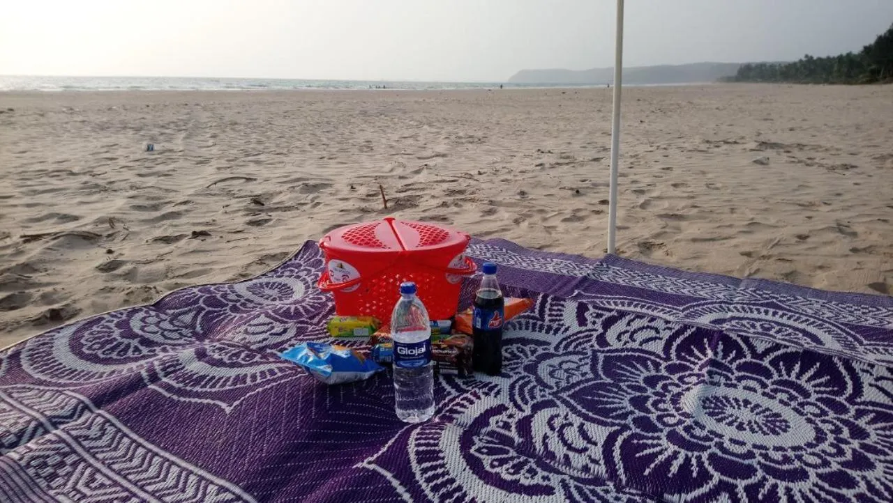 Beach in Sea Winds Hotel, Guhagar