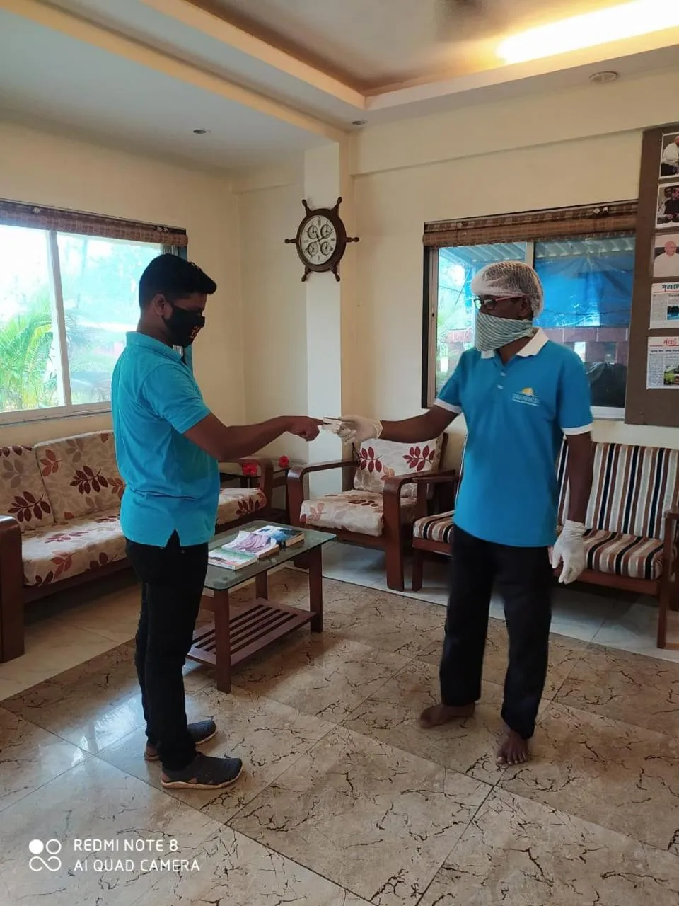 Staff in Sea Winds Hotel, Guhagar