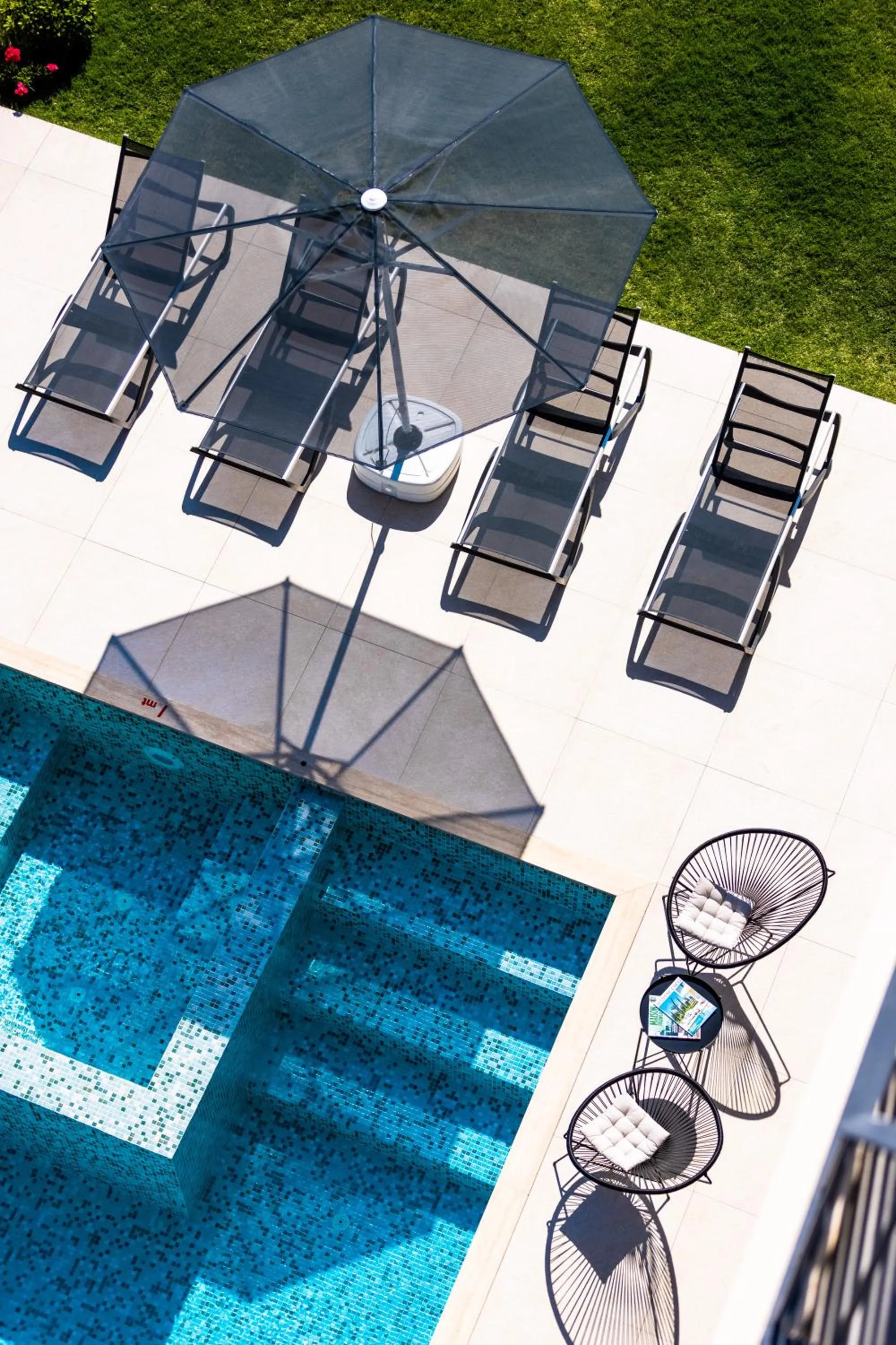 Swimming pool in Carruba Boutique Hotel