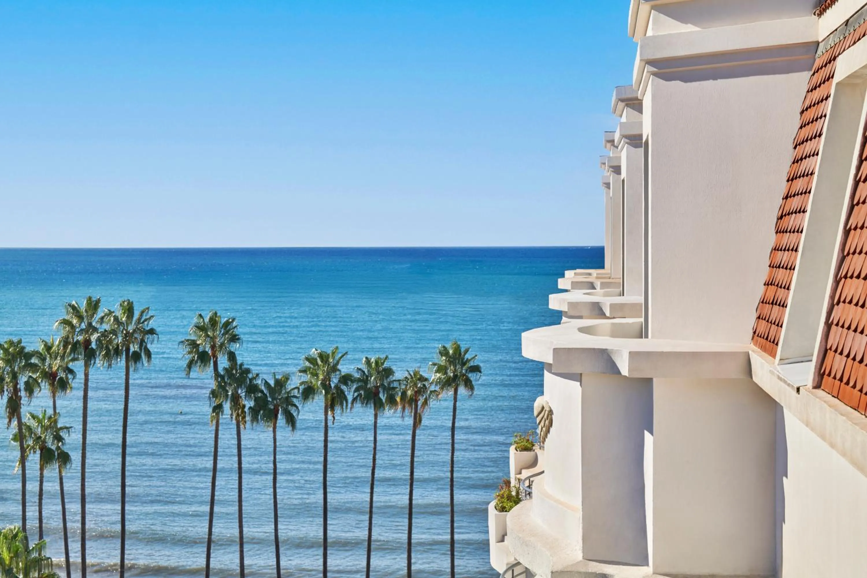 Sea view in Hôtel Barrière Le Majestic Cannes