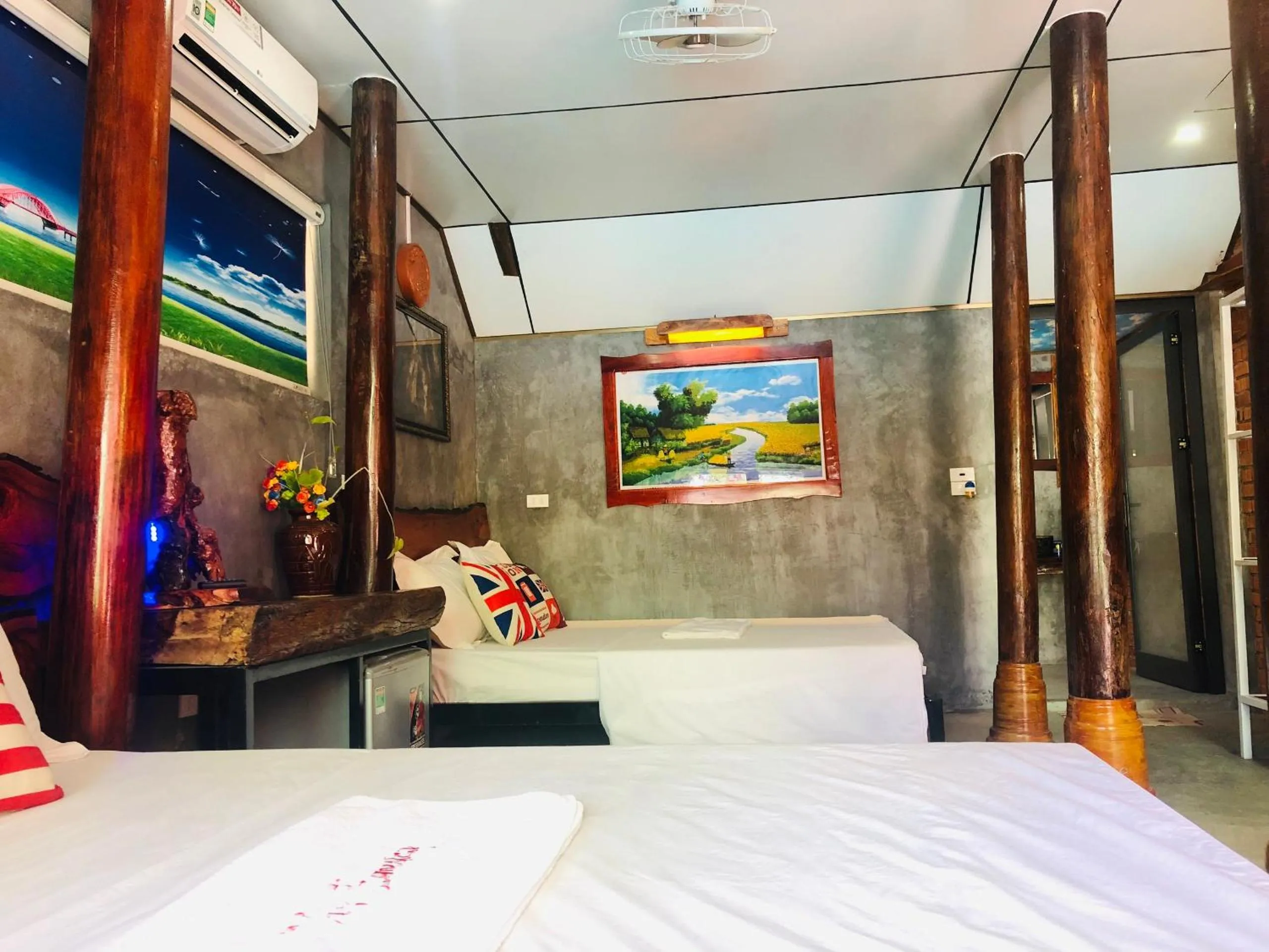 Bed in Vu's Homestay