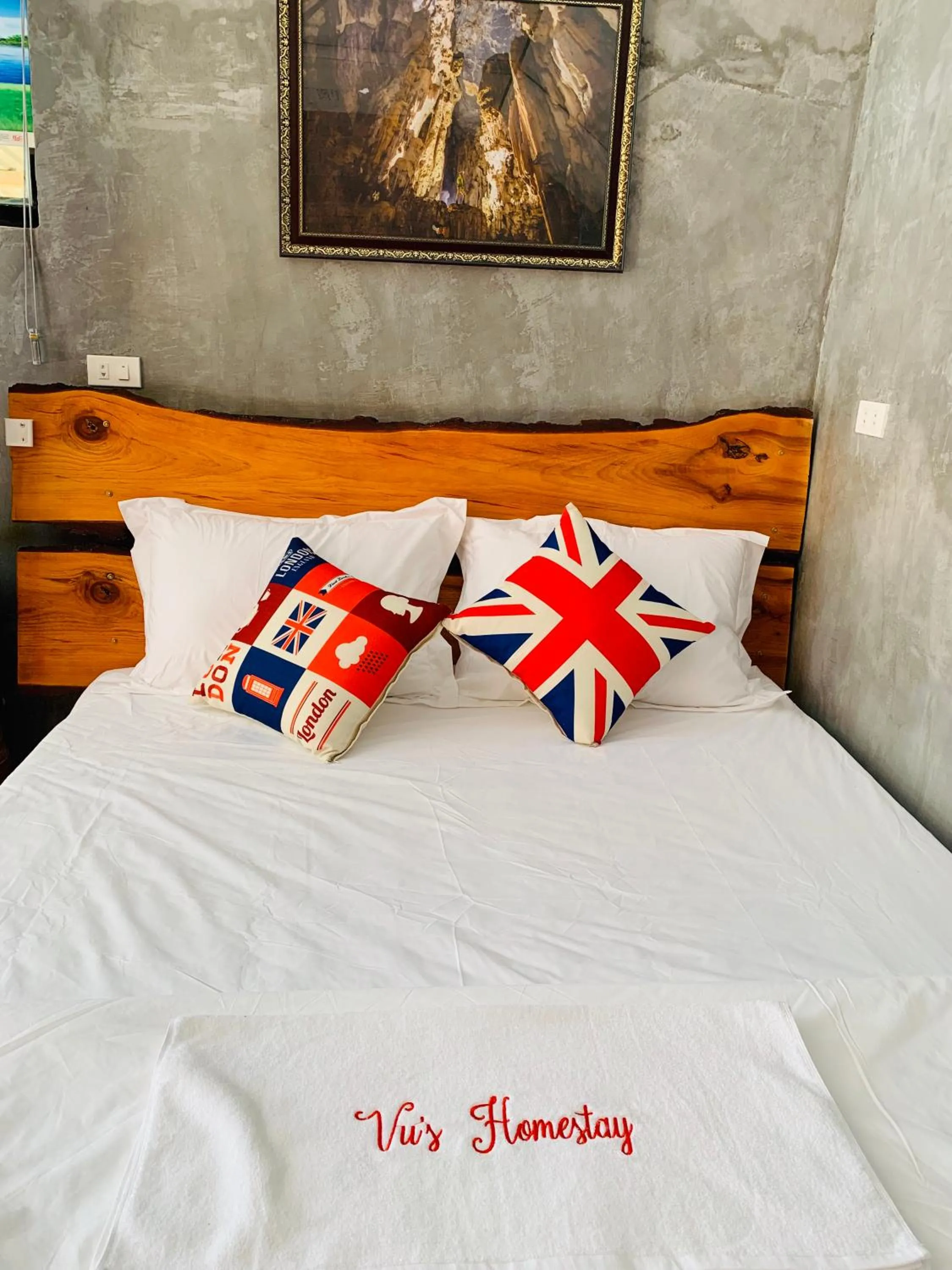 Bed in Vu's Homestay