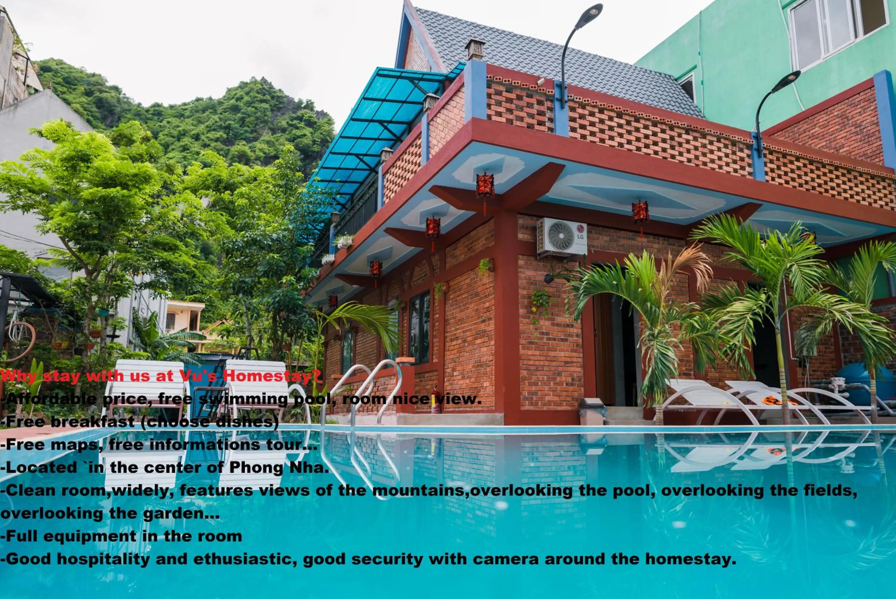 Garden in Vu's Homestay