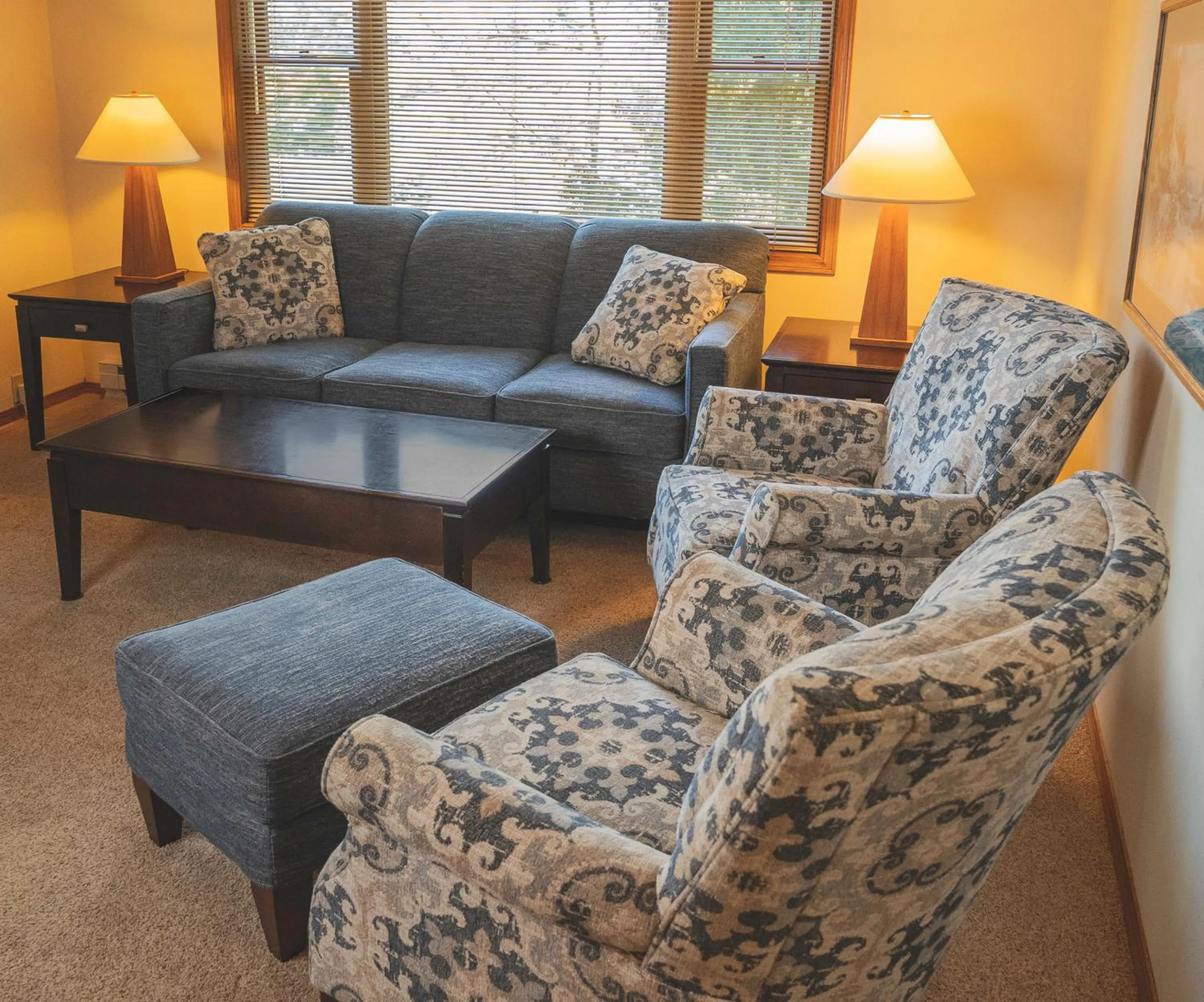 Living room in Pheasant Park Resort
