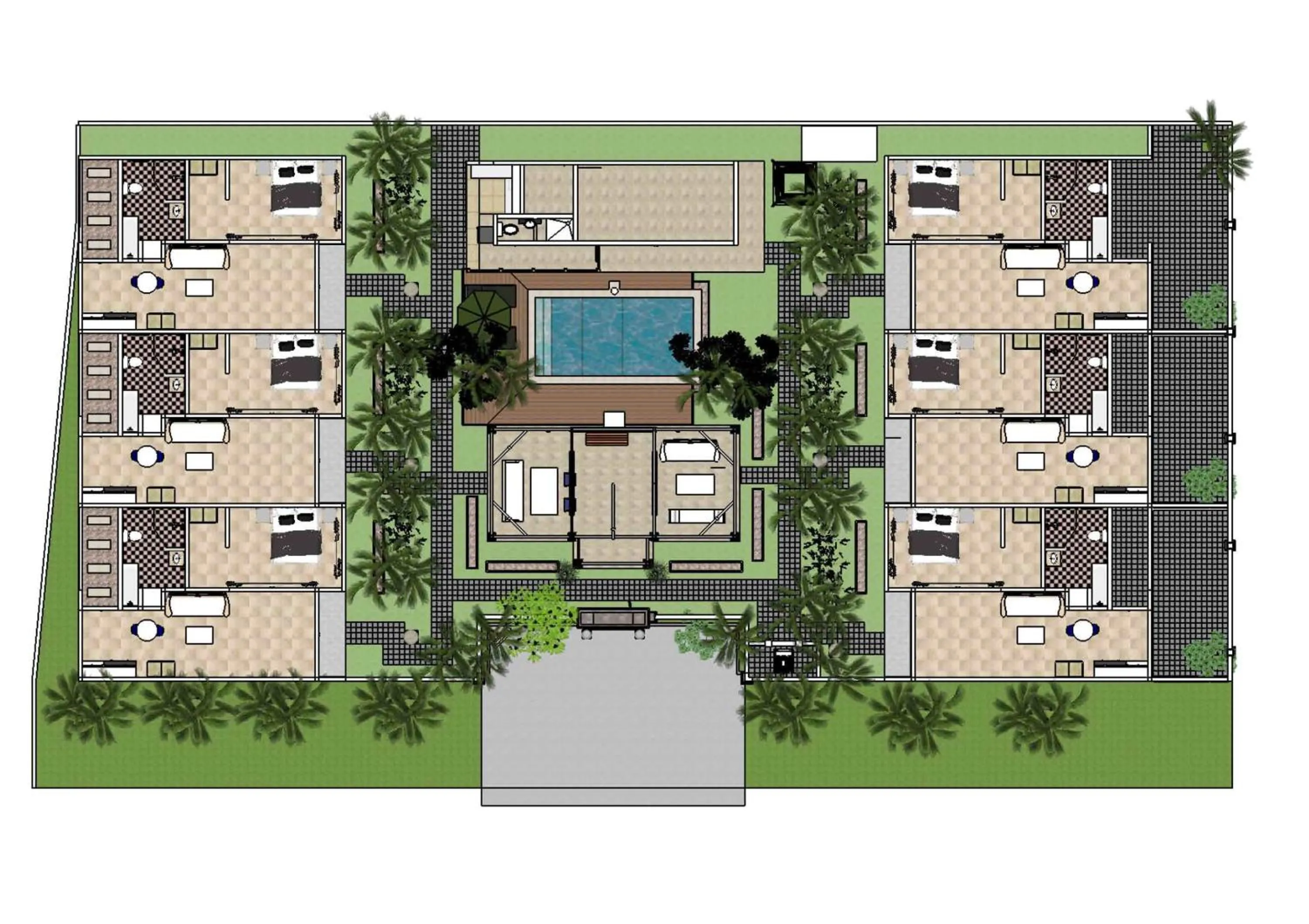 Floor plan in Starling villas