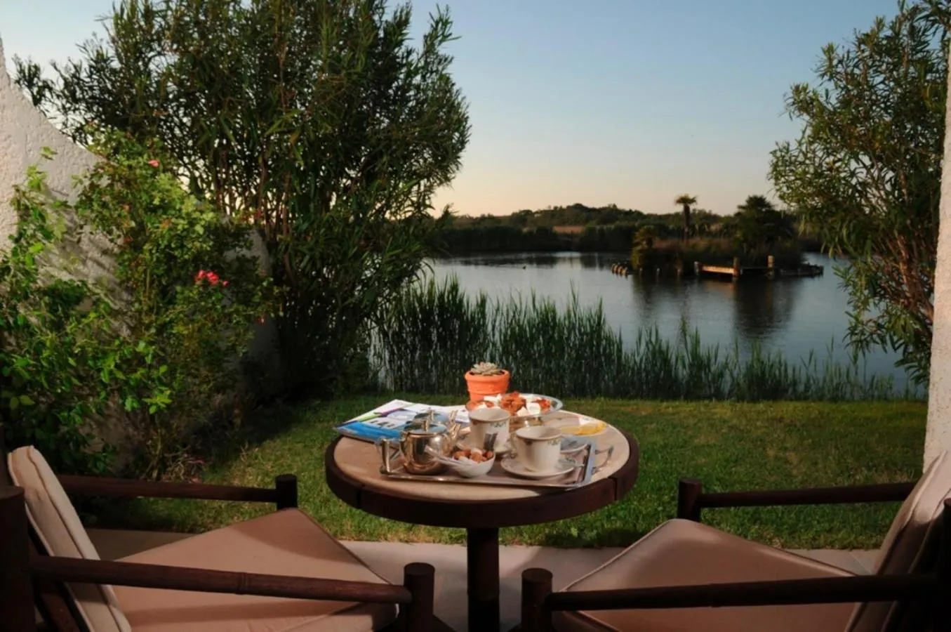 Balcony/Terrace in Hôtel L' Estelle en Camargue