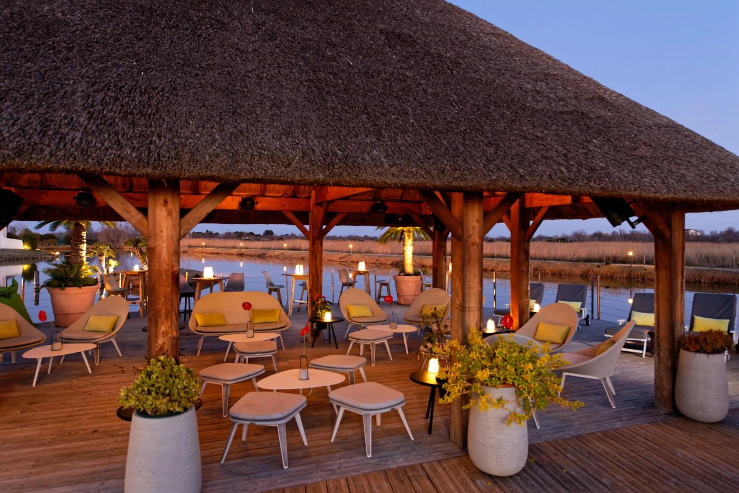 Patio in Hôtel L' Estelle en Camargue