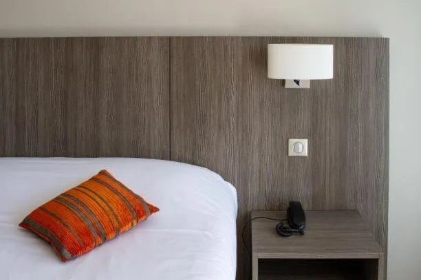 Bedroom, Bed in Hôtel Le Nautic