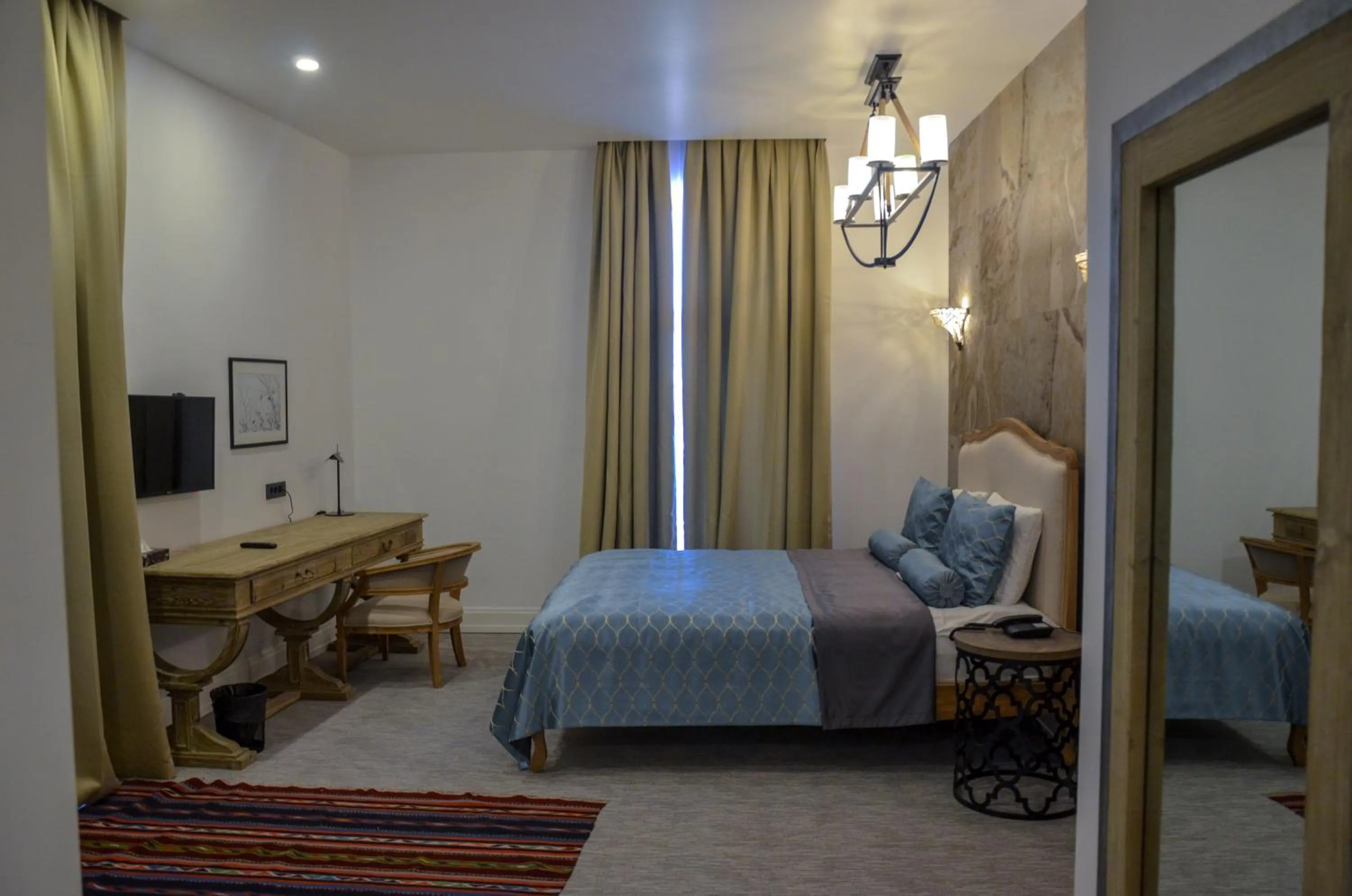 Bed in Shirvanshah Hotel