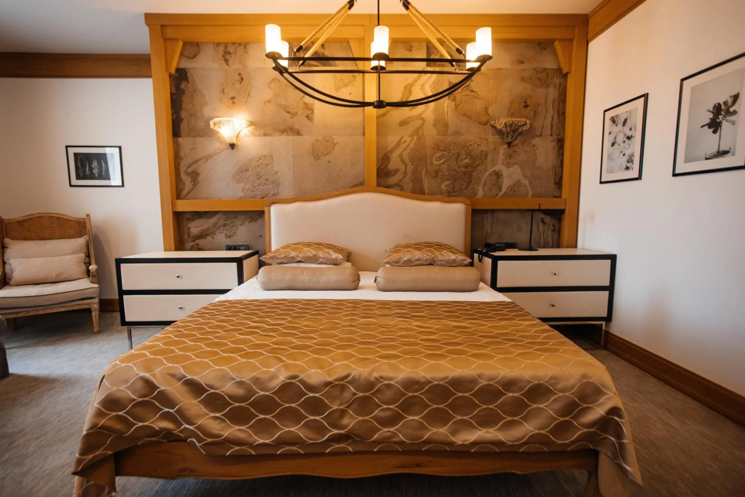 Bed in Shirvanshah Hotel