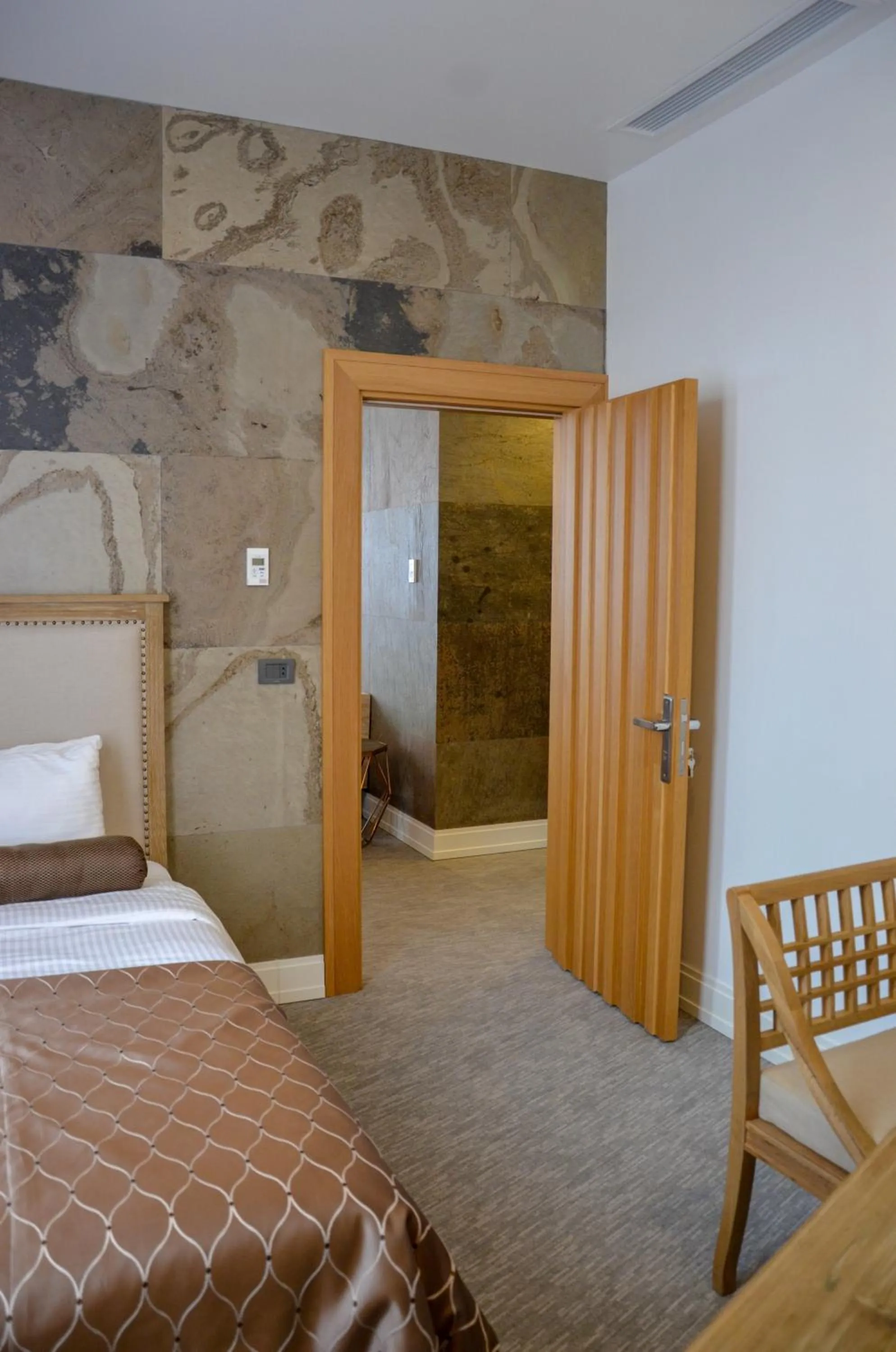 Bed in Shirvanshah Hotel