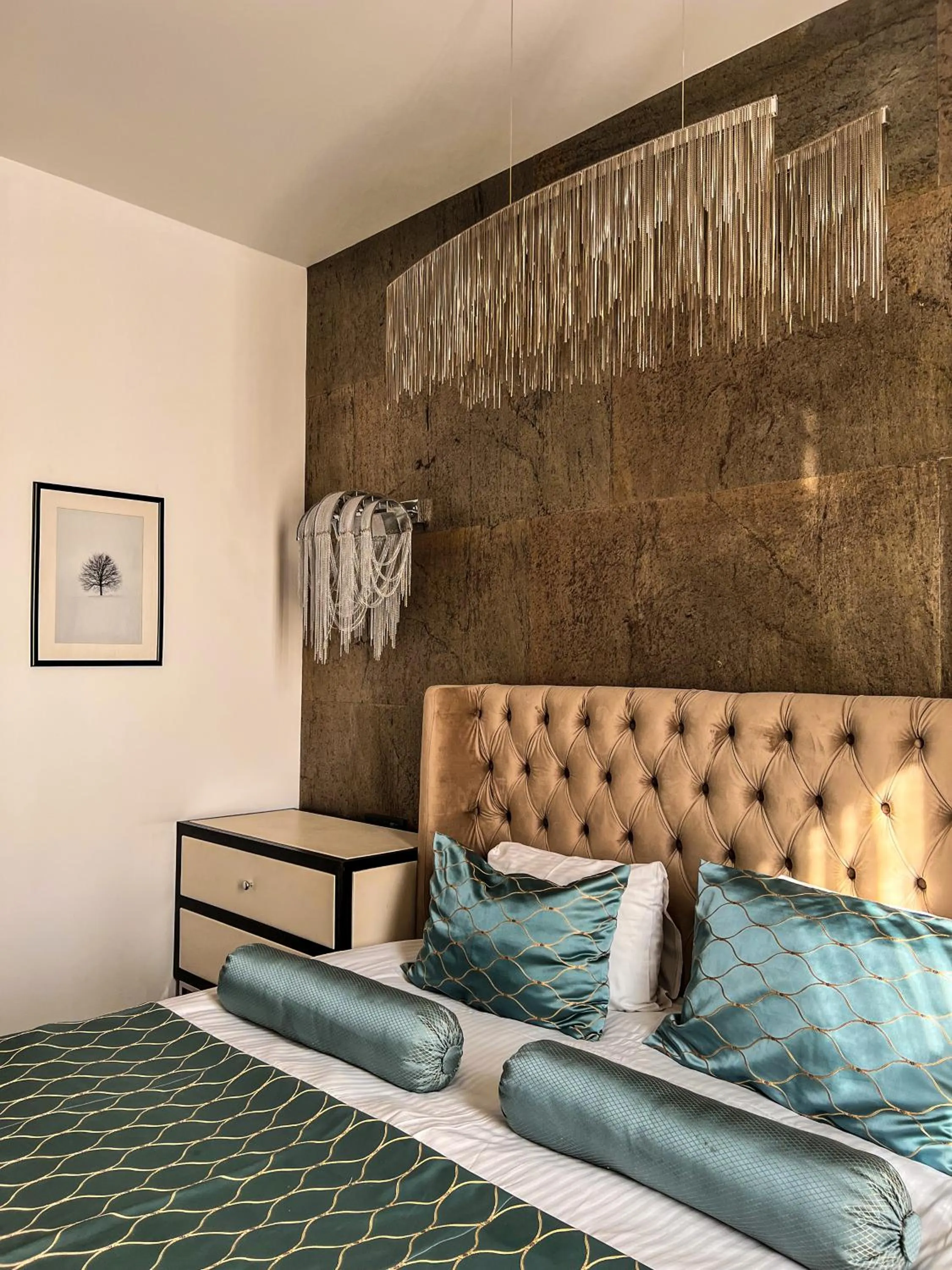 Bed in Shirvanshah Hotel