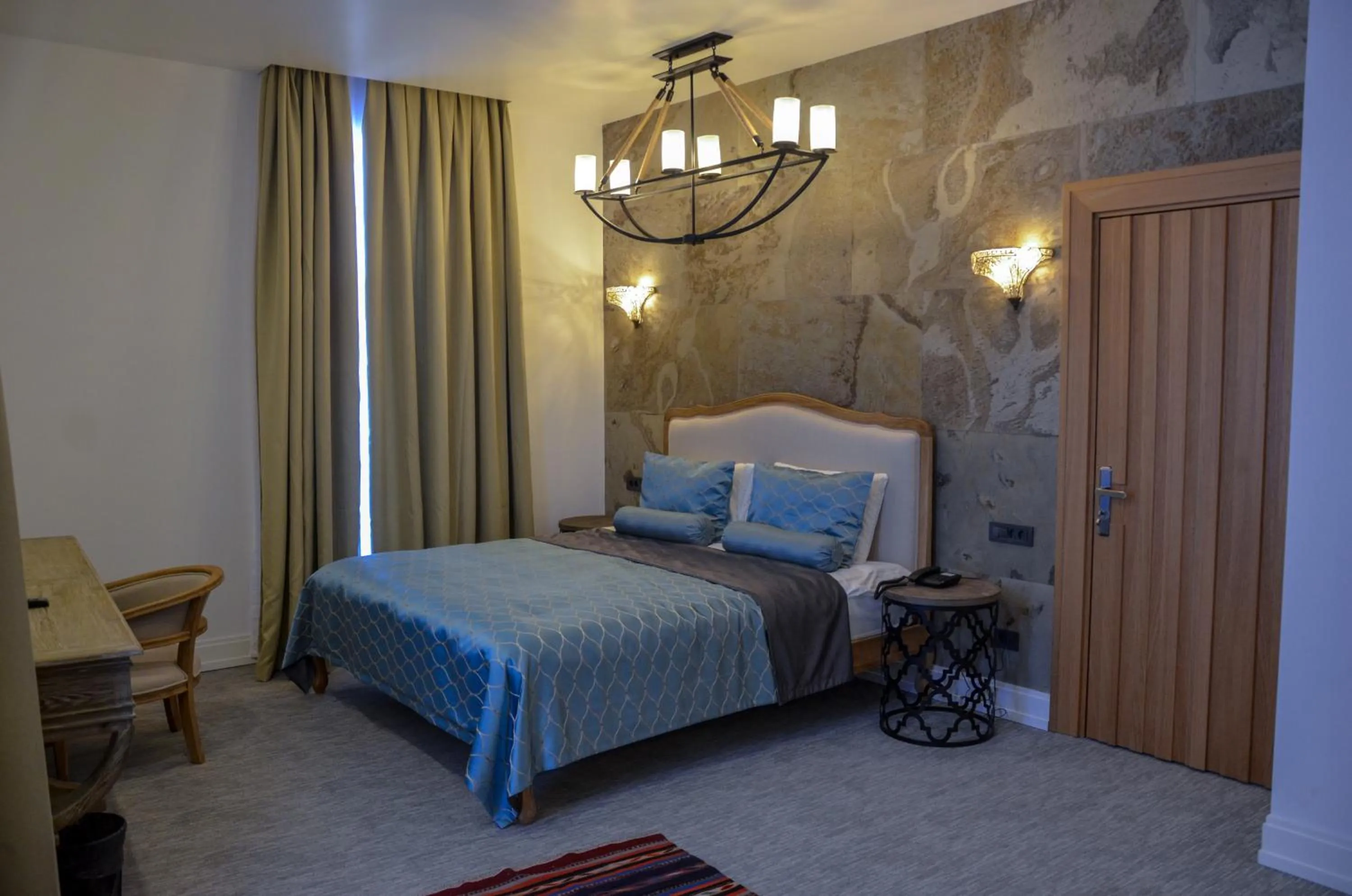 Bed in Shirvanshah Hotel