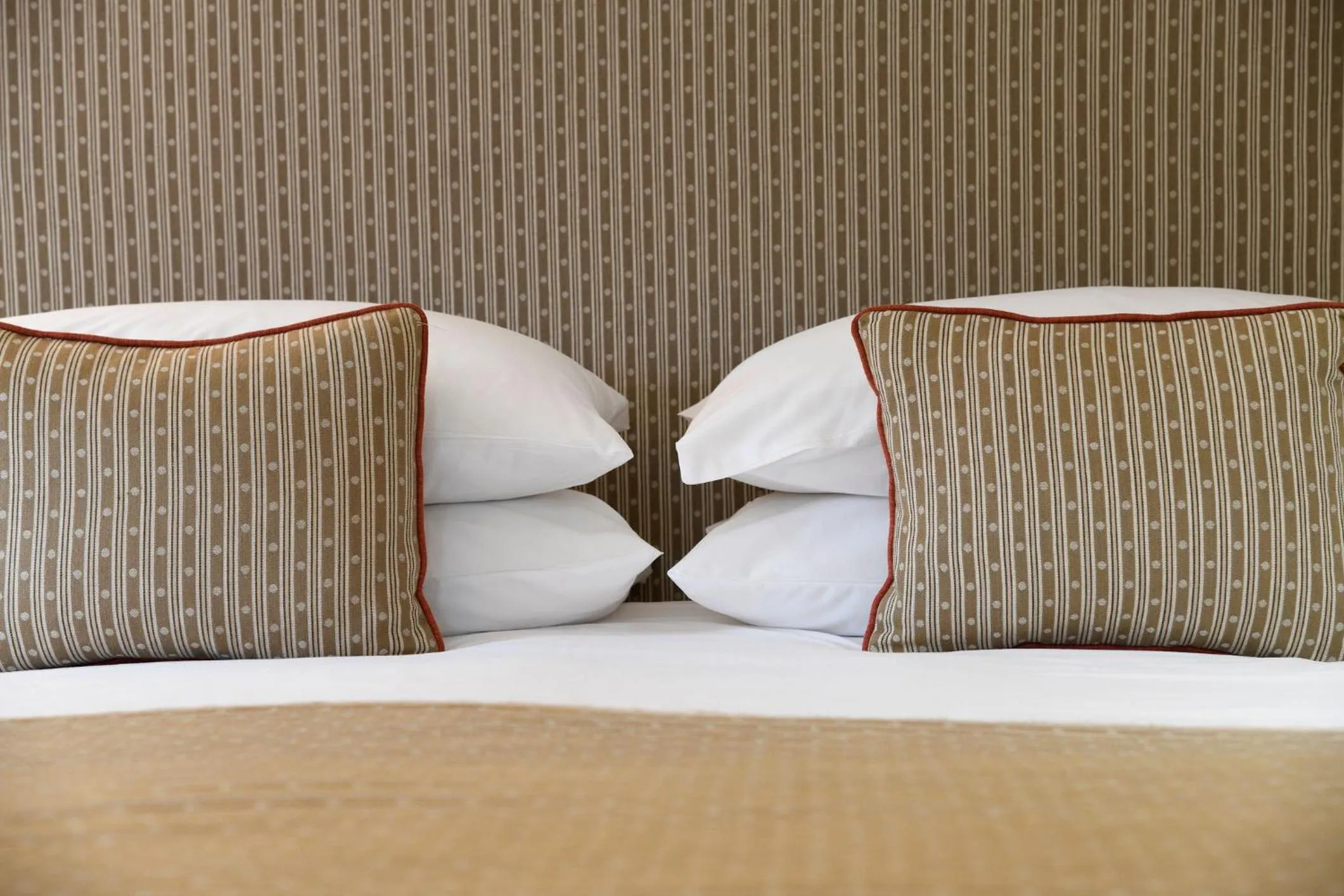 Bed in The Bell at Ramsbury