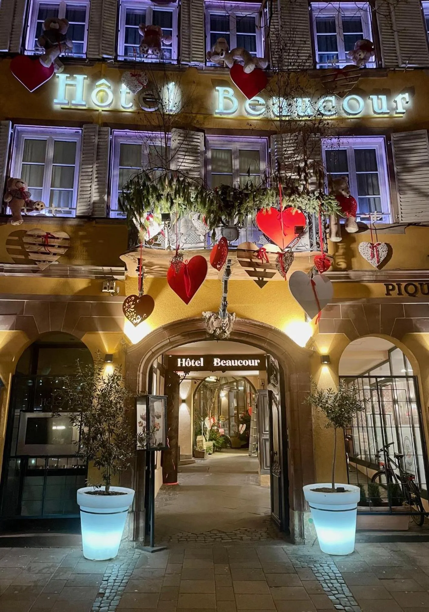 Property building in Hotel Beaucour