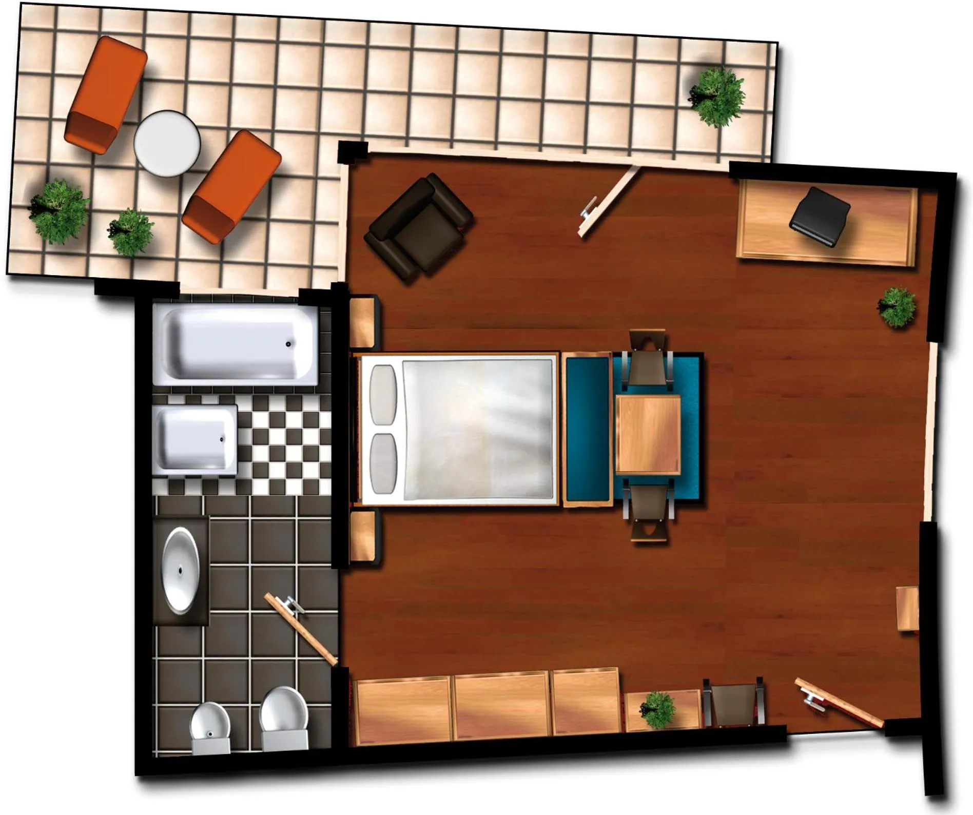 Floor plan in Lindenhof Pure Luxury & Spa DolceVita Resort