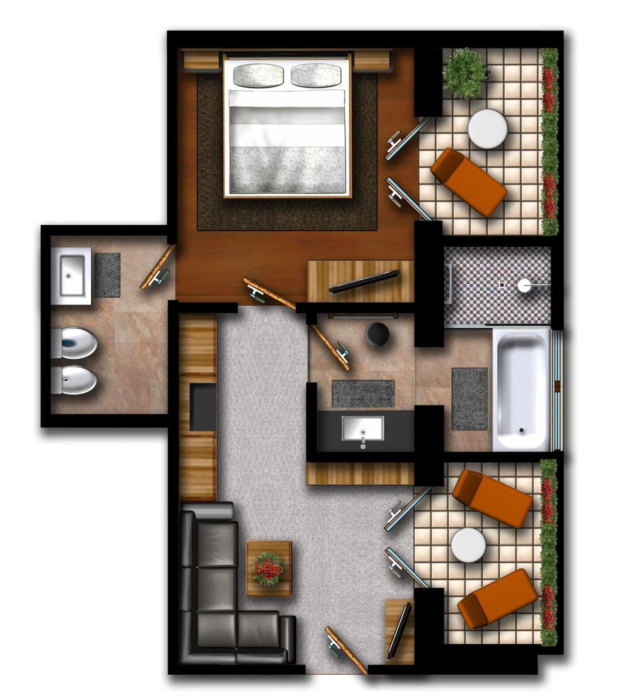 Floor plan in Lindenhof Pure Luxury & Spa DolceVita Resort