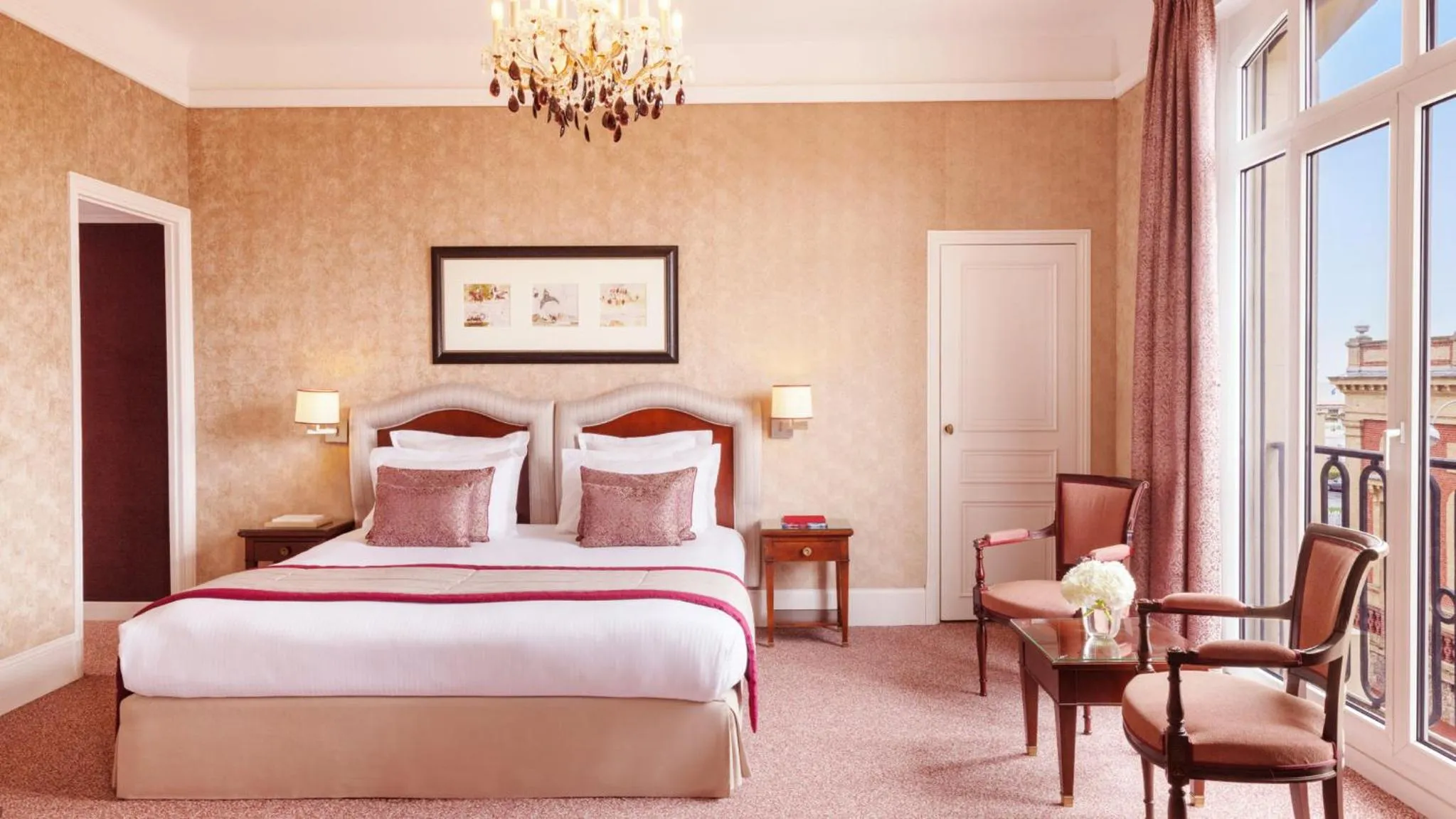 Photo of the whole room, Bed in Hôtel Barrière Le Royal Deauville