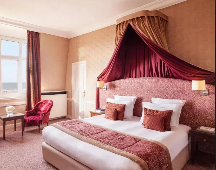 Deluxe Room with Sea View in Hôtel Barrière Le Royal Deauville Deluxe Room with Sea View in Hôtel Barrière Le Royal Deauville