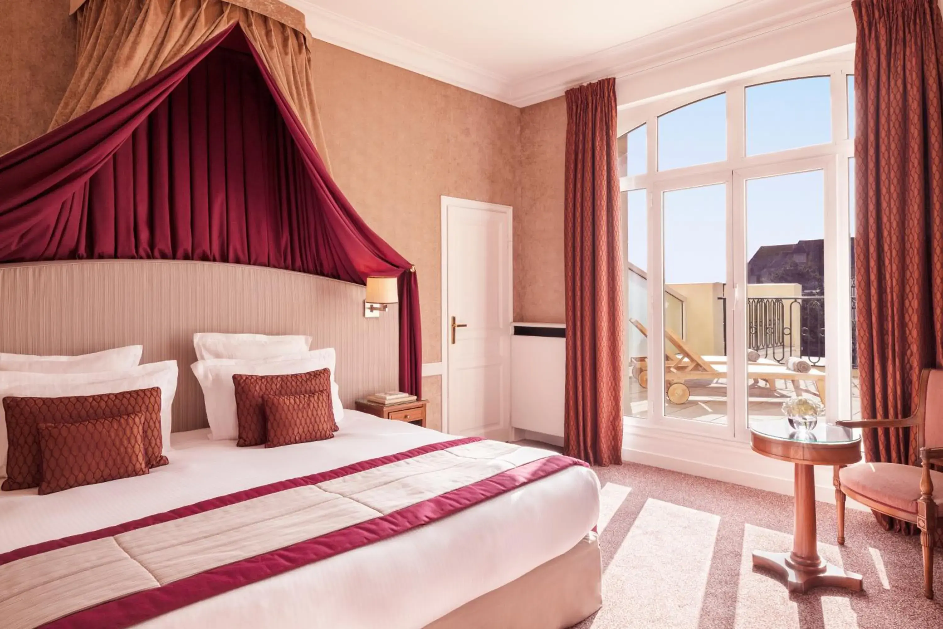 Deluxe Room with Balcony in Hôtel Barrière Le Royal Deauville Deluxe Room with Balcony in Hôtel Barrière Le Royal Deauville