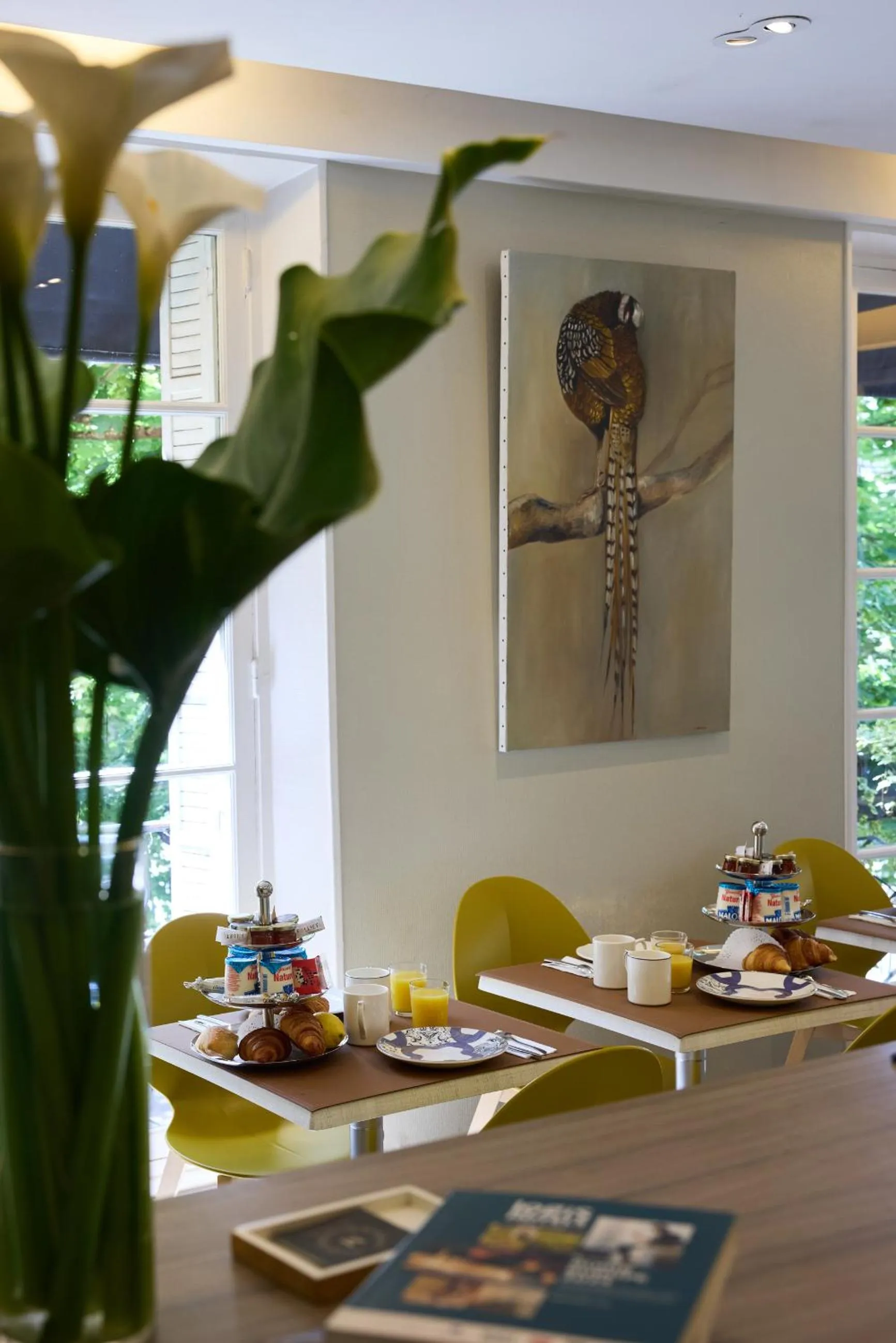 Decorative detail in Logis Hôtel Marguerite