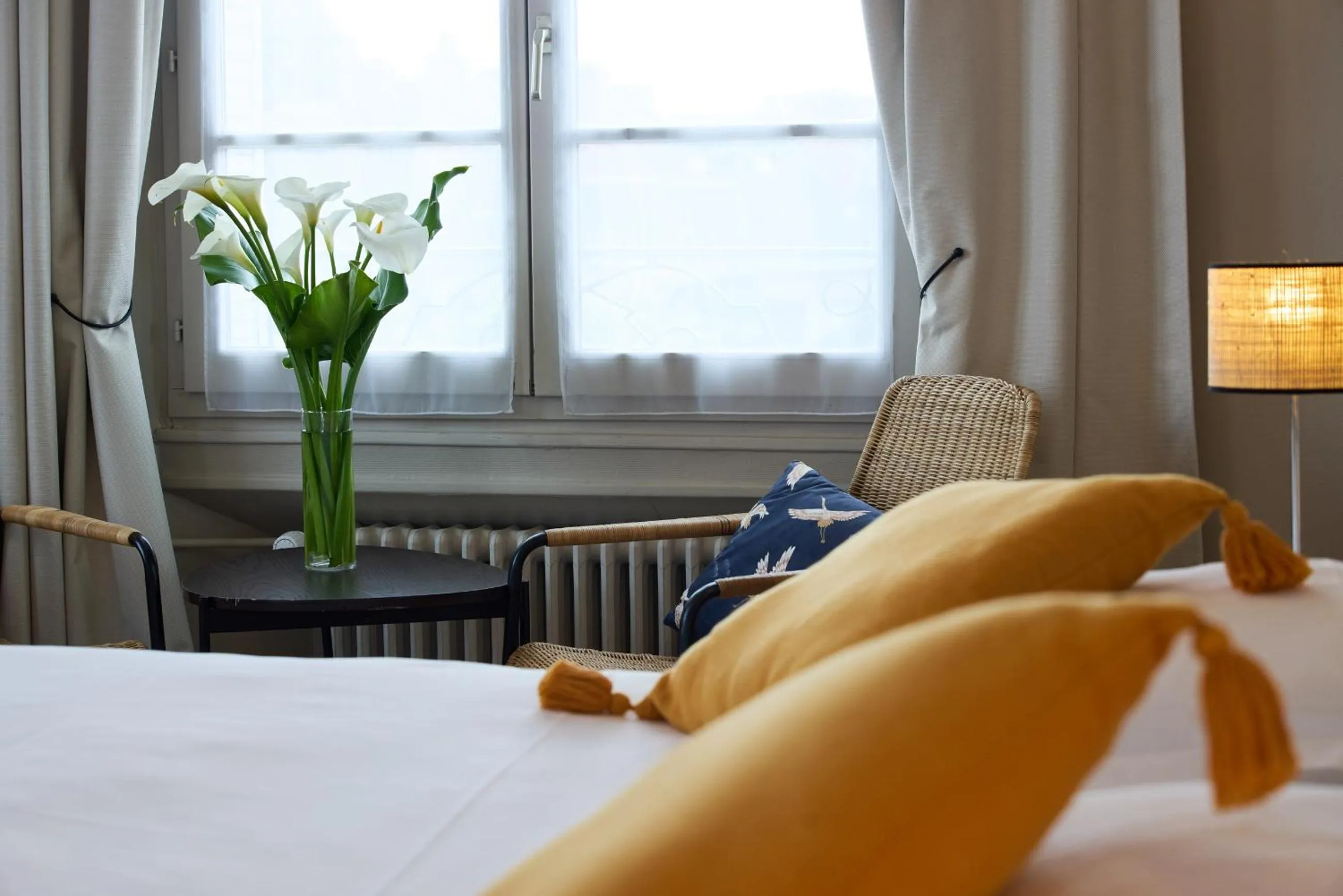 Photo of the whole room, Bed in Logis Hôtel Marguerite