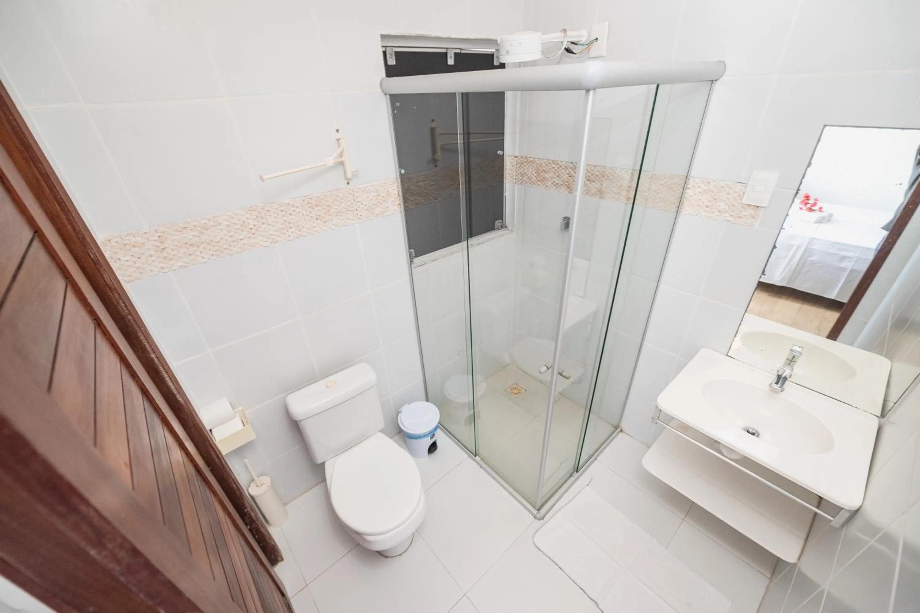 Shower in Cobertura exclusiva em ponta negra com vista para o mar