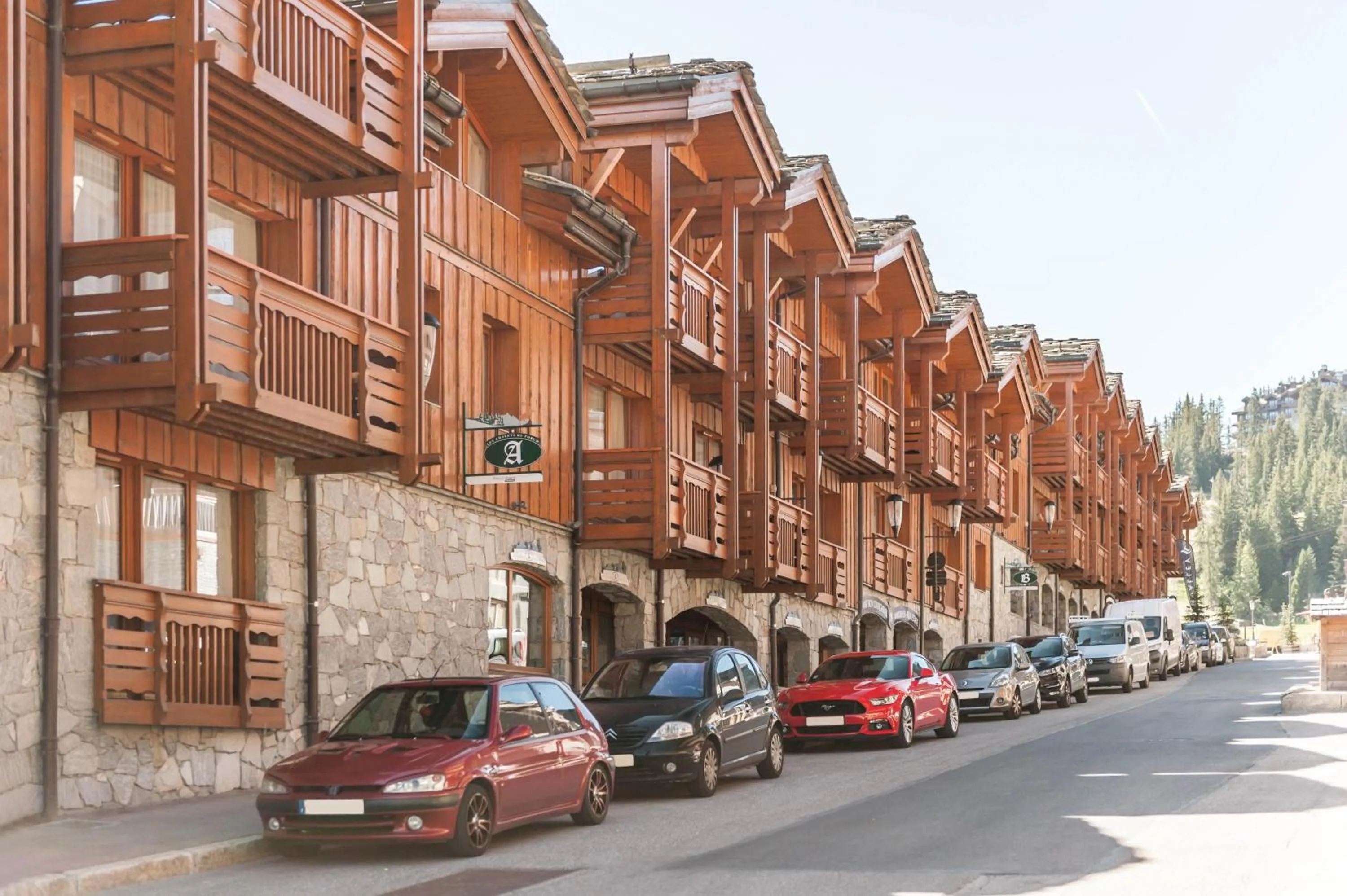 Property building in Résidence Pierre & Vacances Premium Les Chalets du Forum