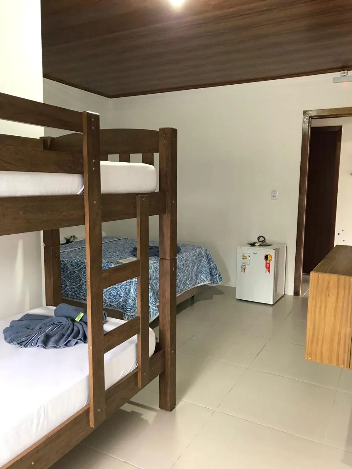 Bed in Pousada Armação das Baleias