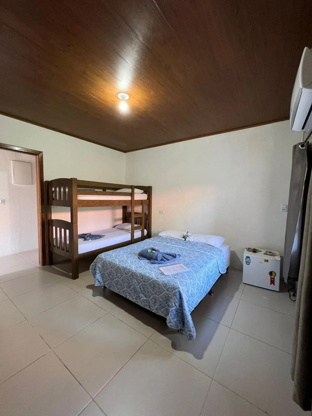 Bed in Pousada Armação das Baleias