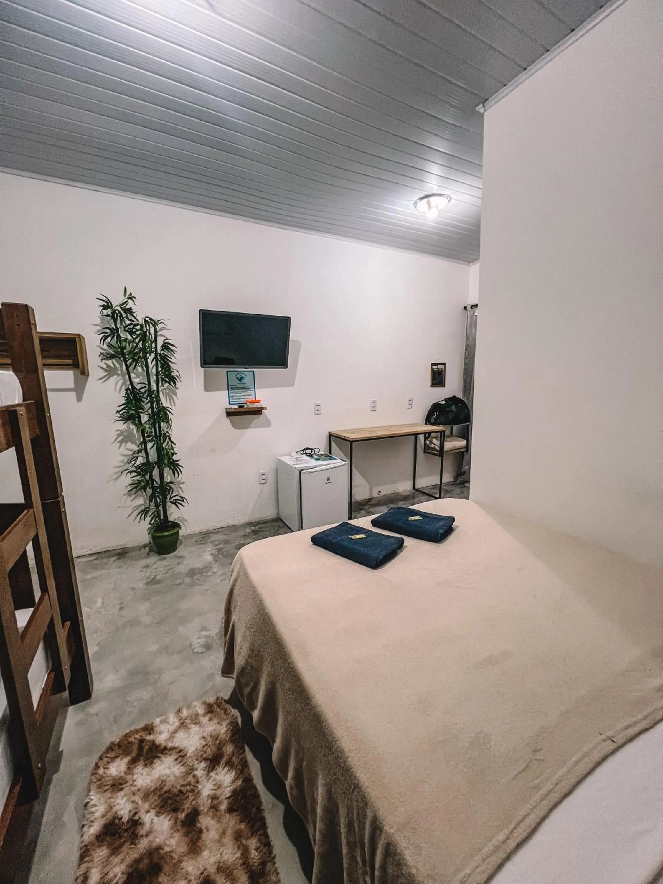 Bed in Pousada Armação das Baleias