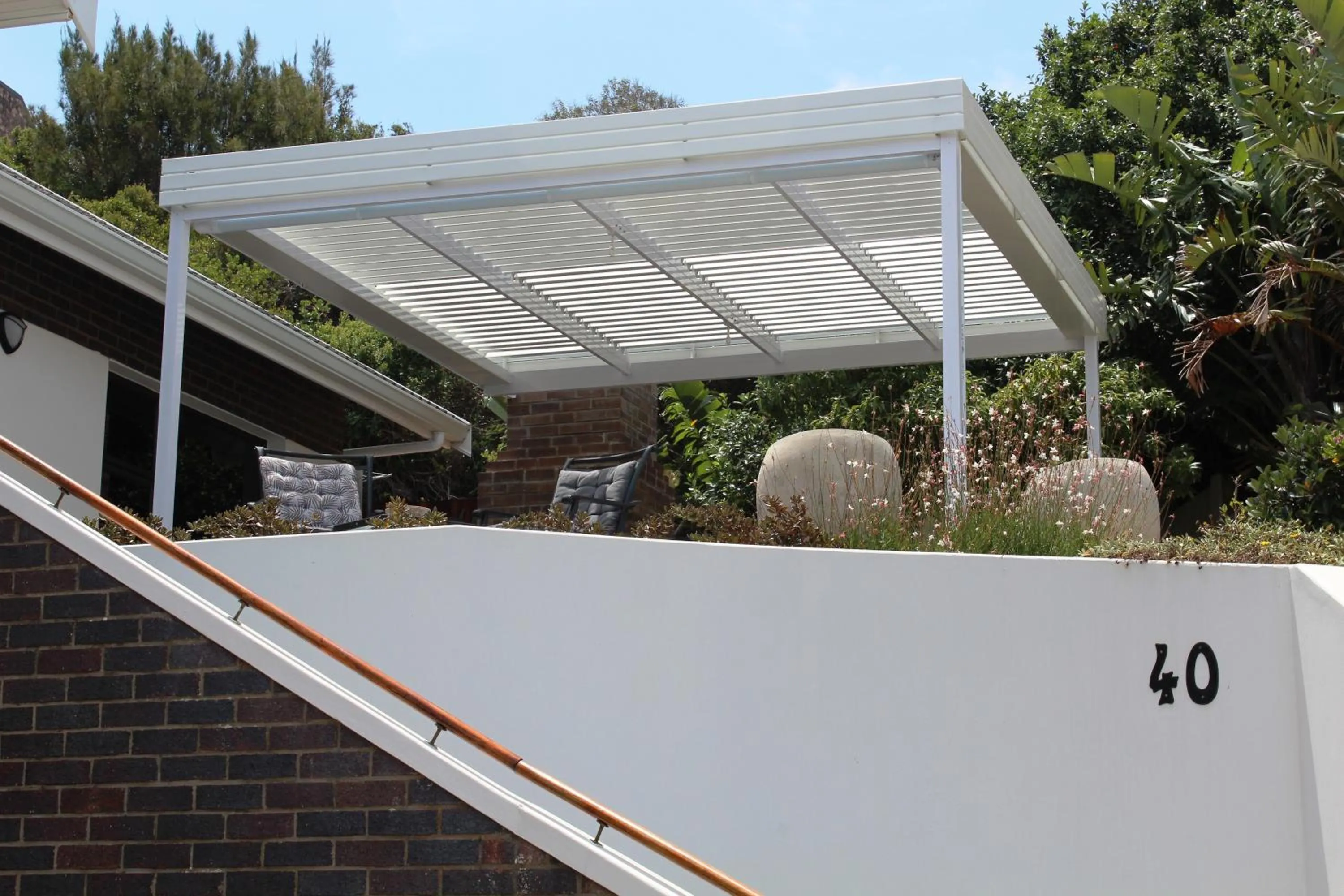 Patio in Beach Break B&B - Deluxe Suites