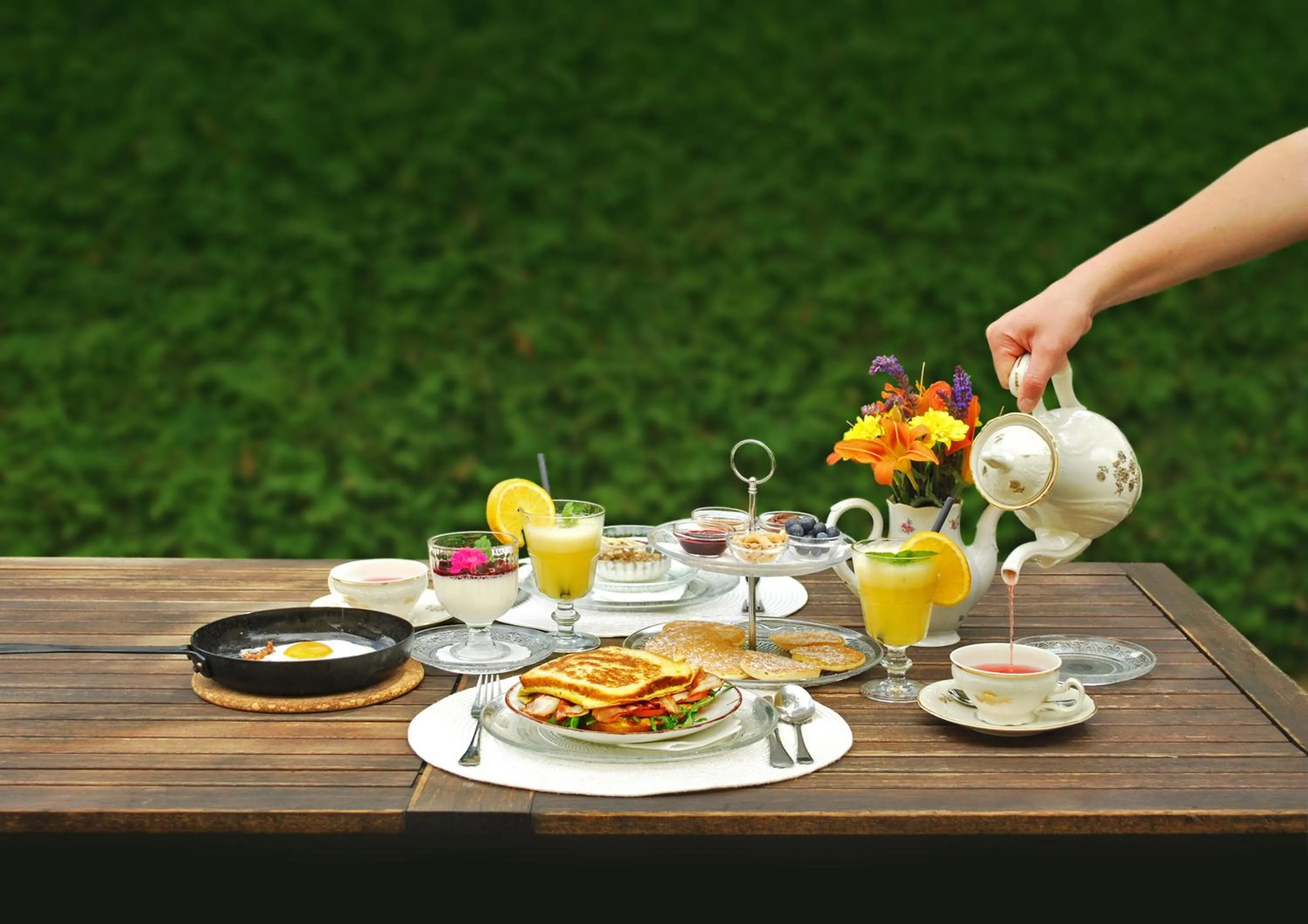 Breakfast in Hiša Poljana Rooms
