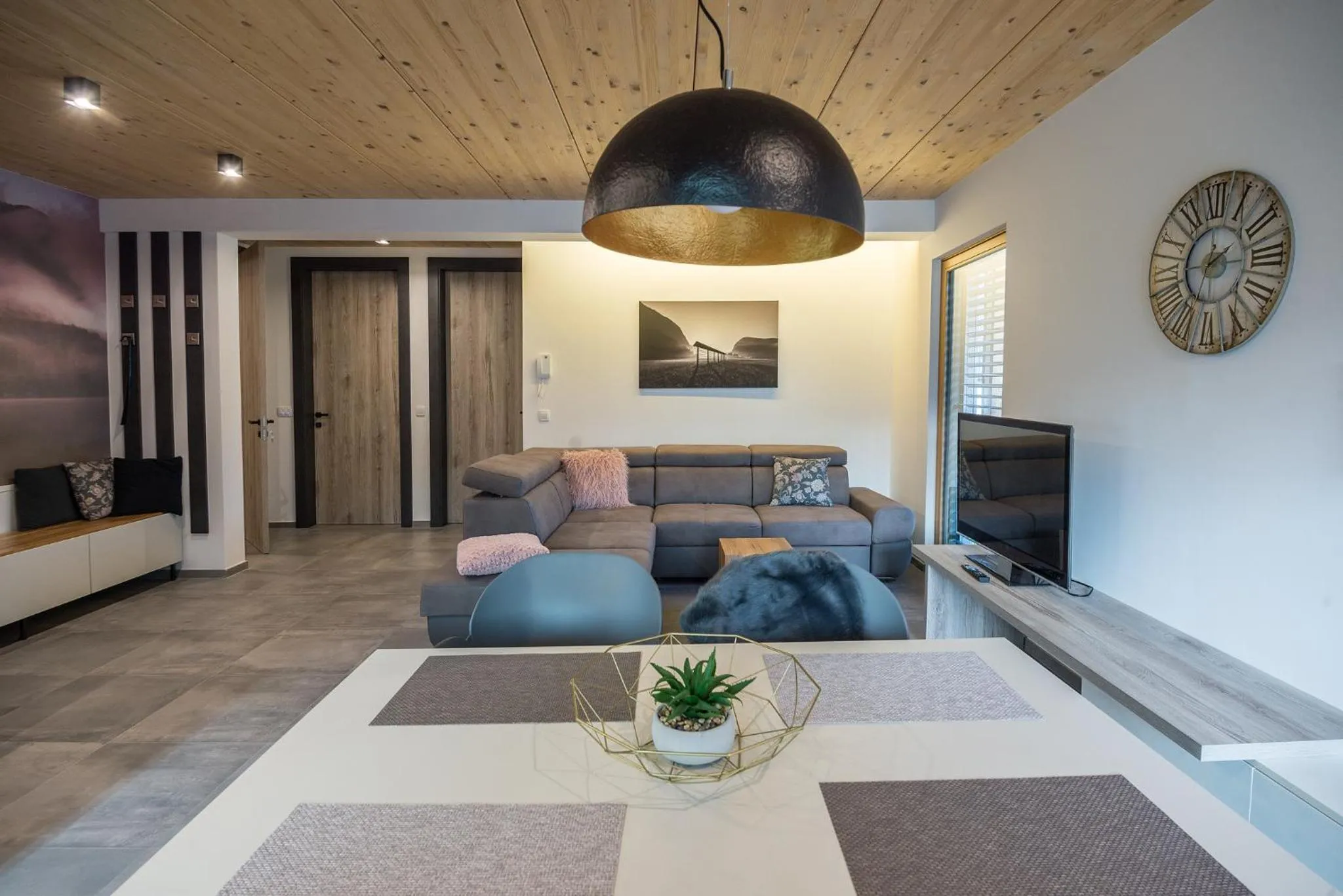 Living room in Residence Novak Bohinj