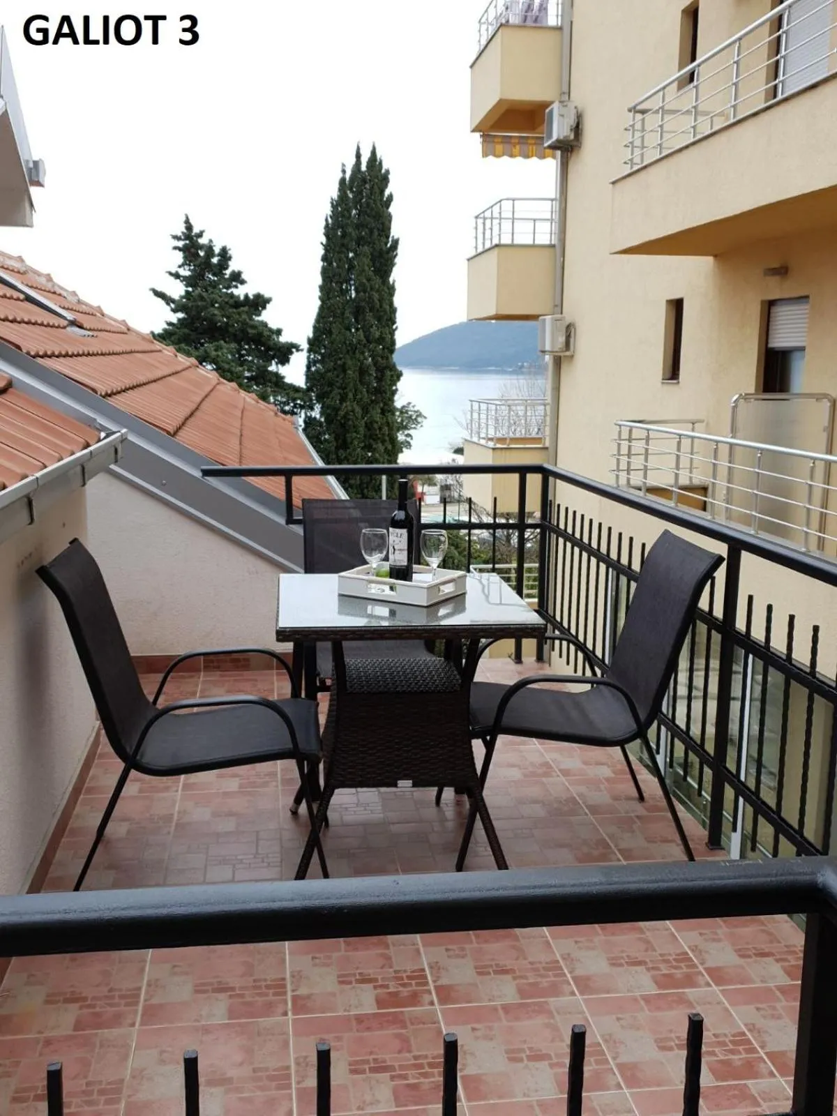 Balcony/Terrace in Apartmani Galiot