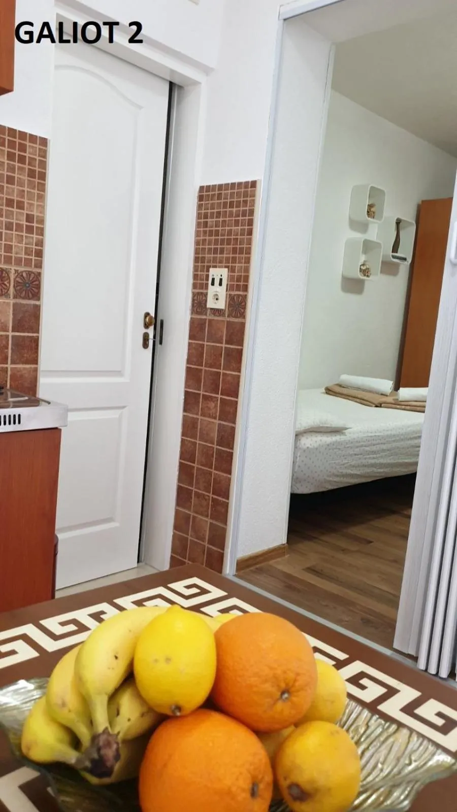 Dining area, Bed in Apartmani Galiot