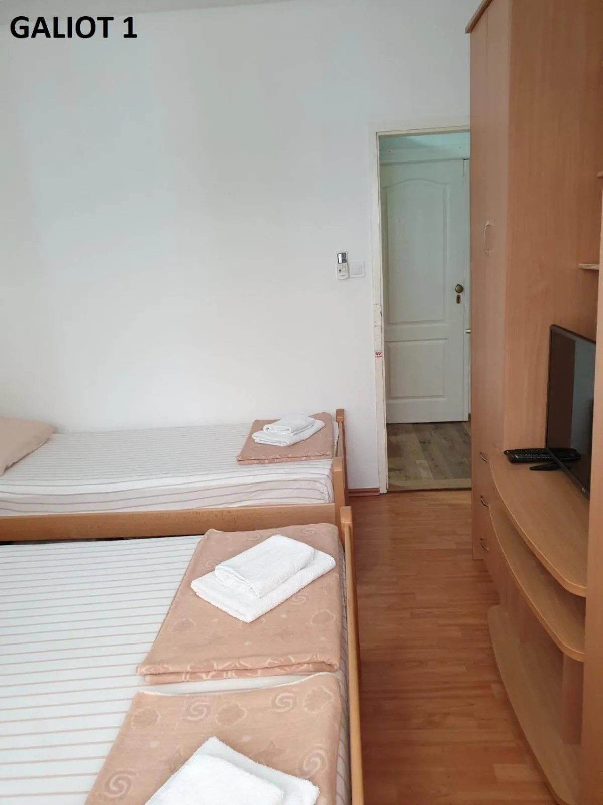 Bedroom, Bed in Apartmani Galiot