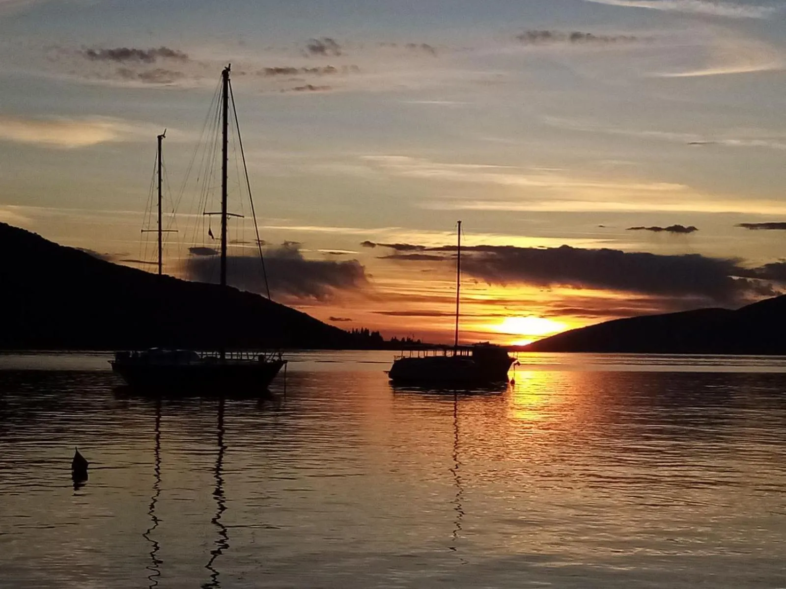 Sunset in Apartmani Galiot