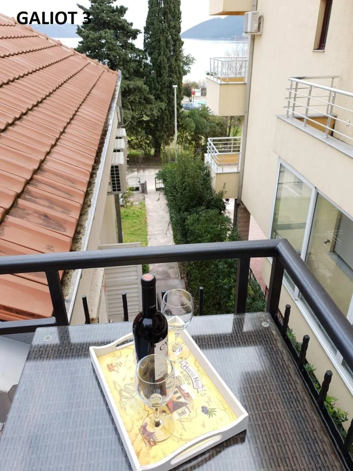 Balcony/Terrace in Apartmani Galiot