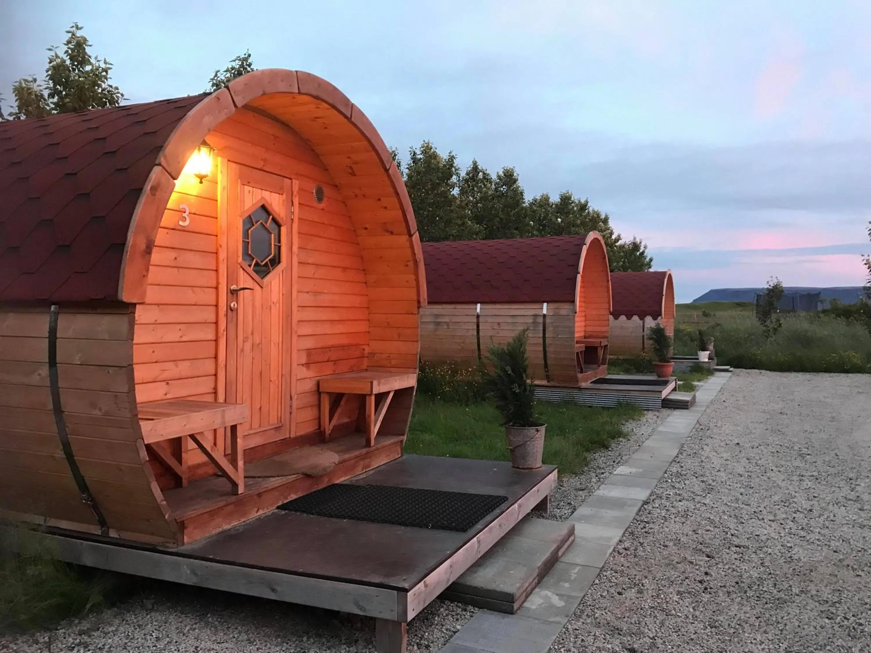 Twin Room with Private Toilet and Shared Shower in Ásahraun Guesthouse