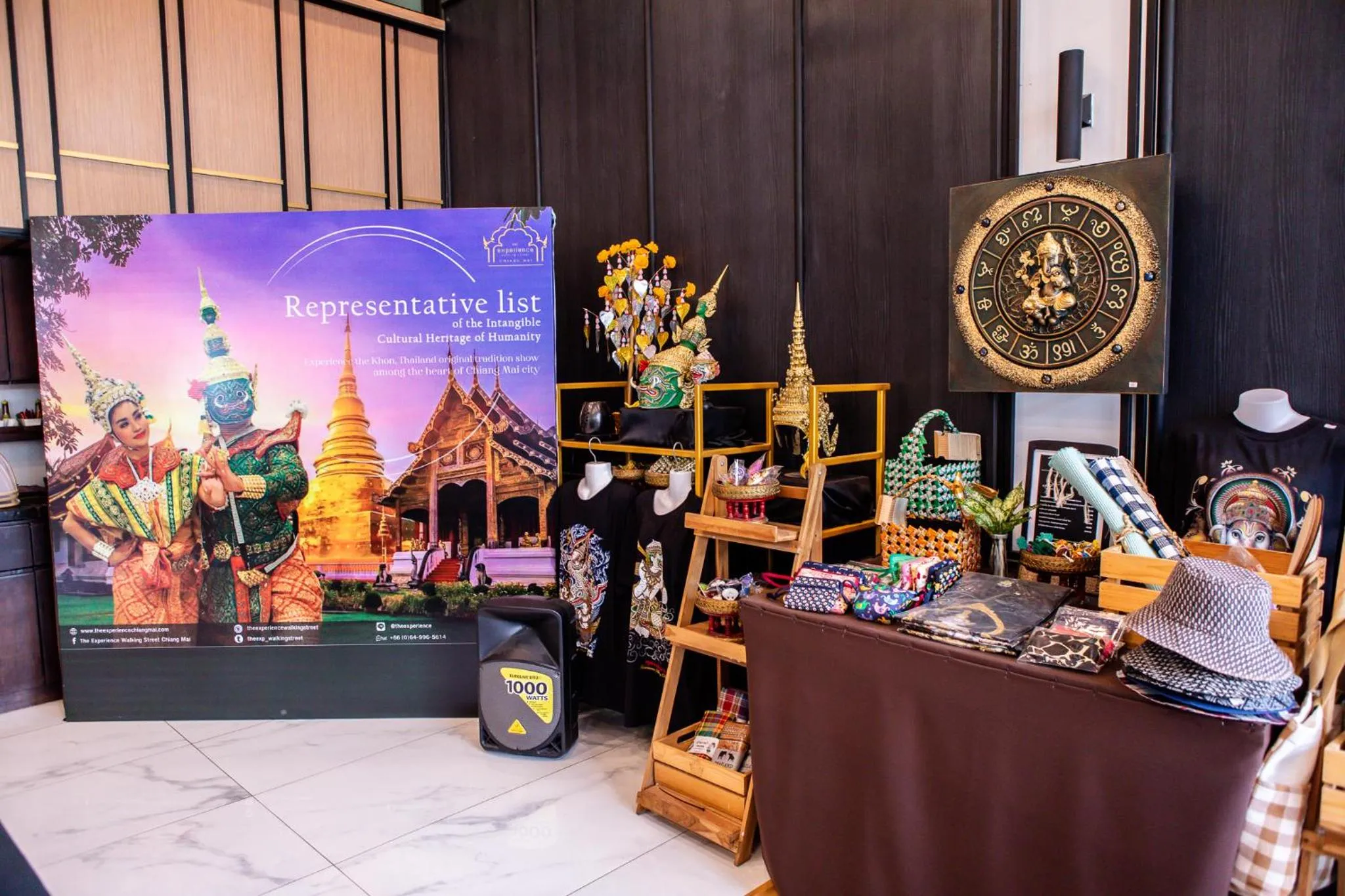 On-site shops in The Experience Walking Street Chiang Mai