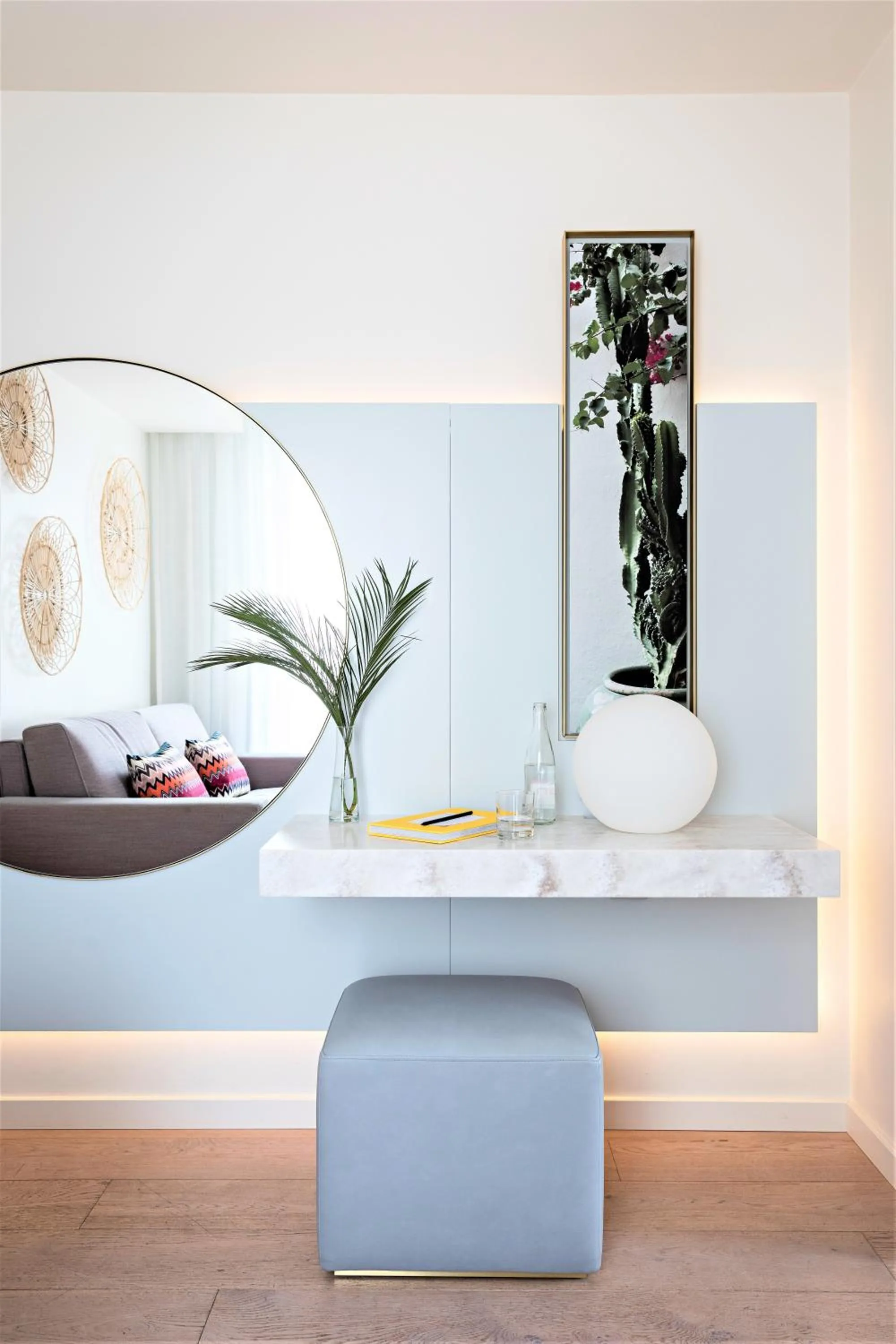 Living room in Croisette Beach Hotel Cannes - MGallery Collection