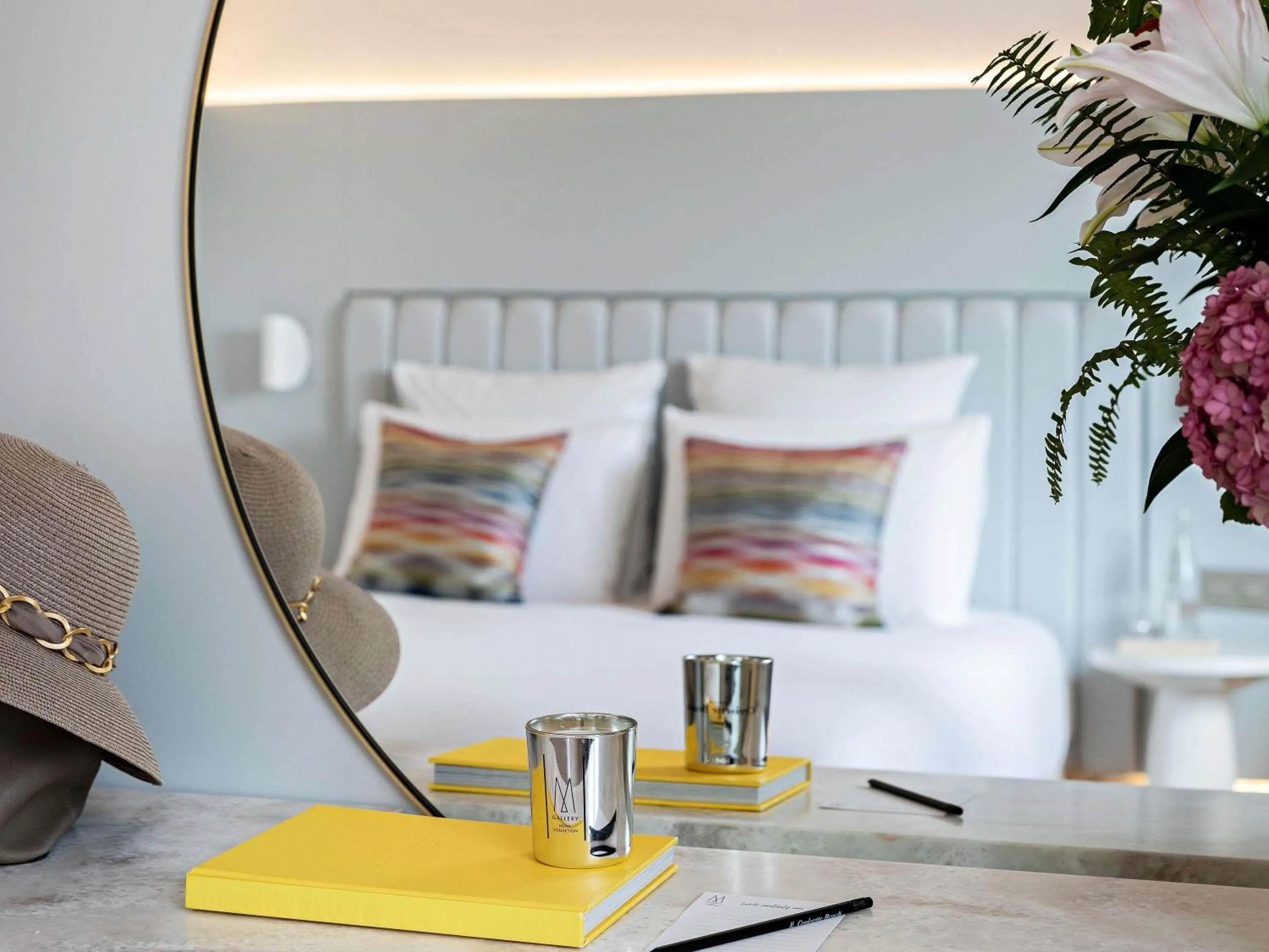 Bedroom in Croisette Beach Hotel Cannes - MGallery Collection